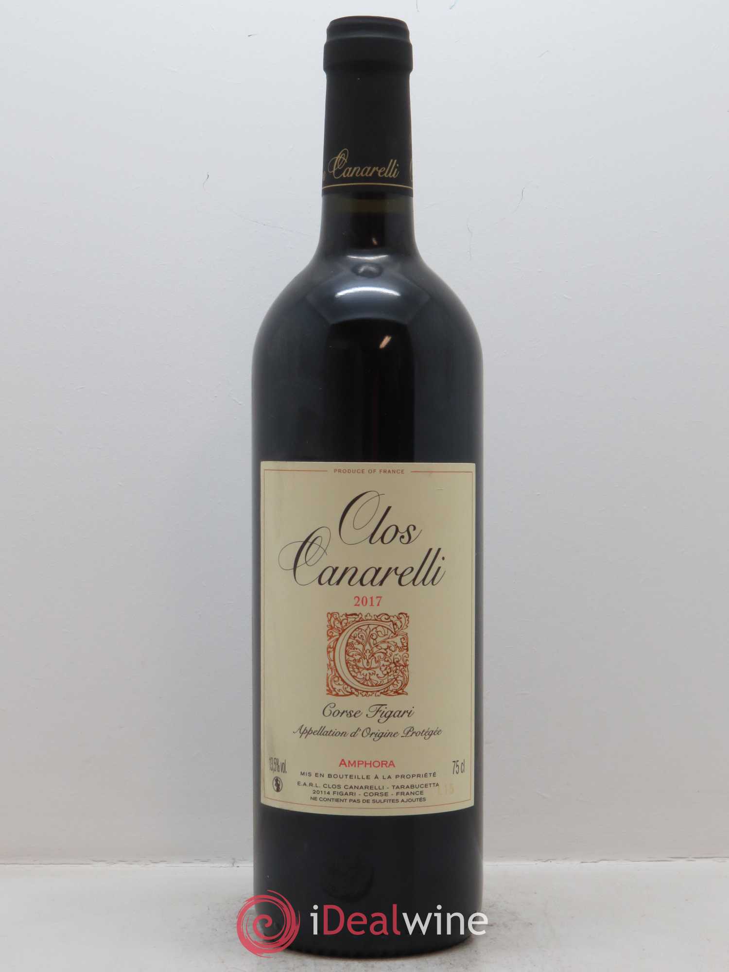 Figari Amphora Clos Canarelli 2017 - Lot de 1 bouteille - 0