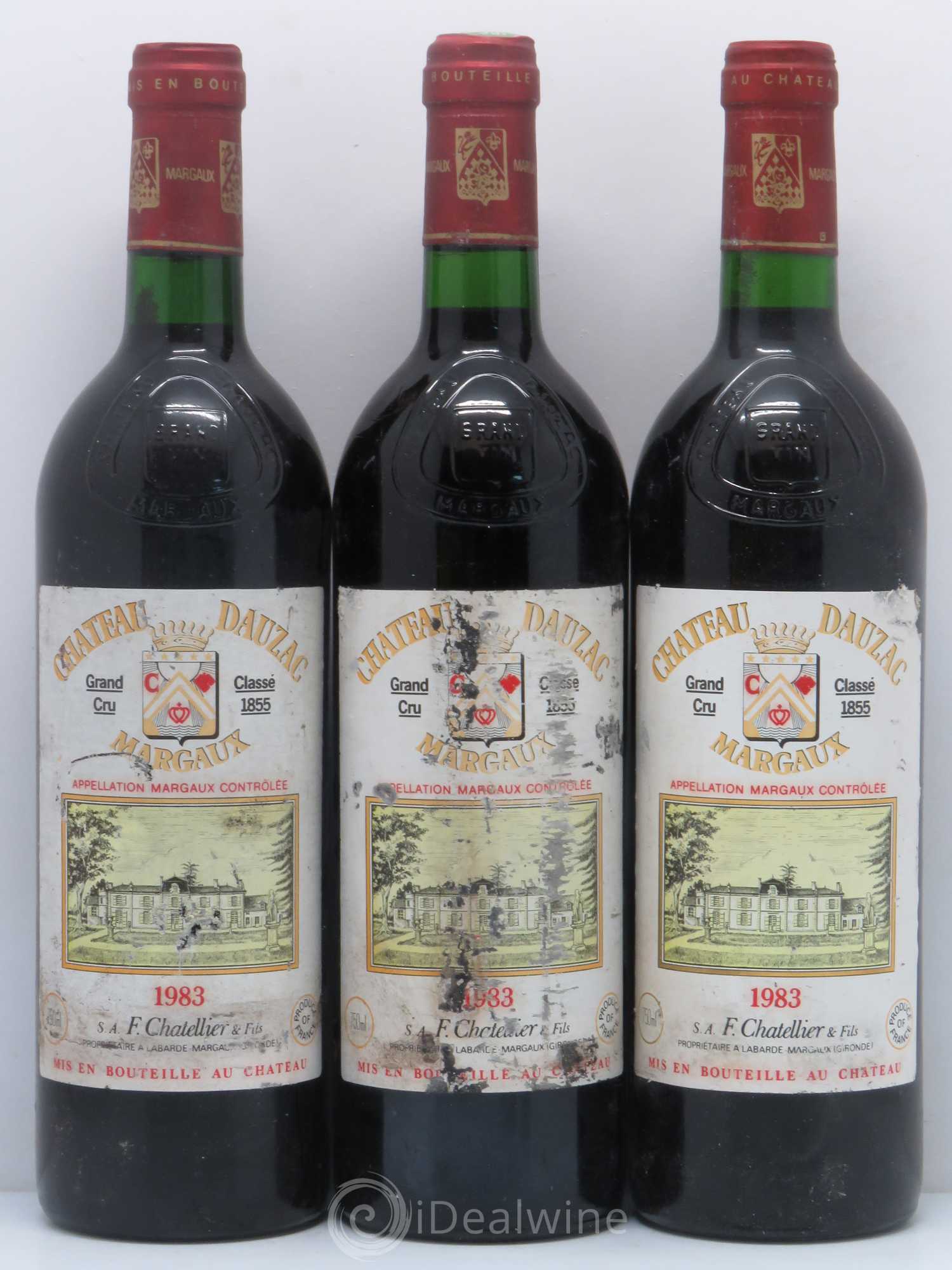 Château Dauzac 5ème Grand Cru Classé 1983 - Lot de 6 bouteilles - 2