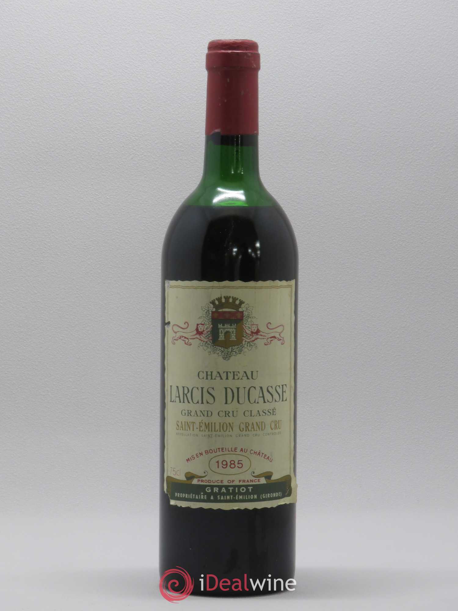 Château Larcis Ducasse 1er Grand Cru Classé B 1985 - Lot de 1 bouteille - 0