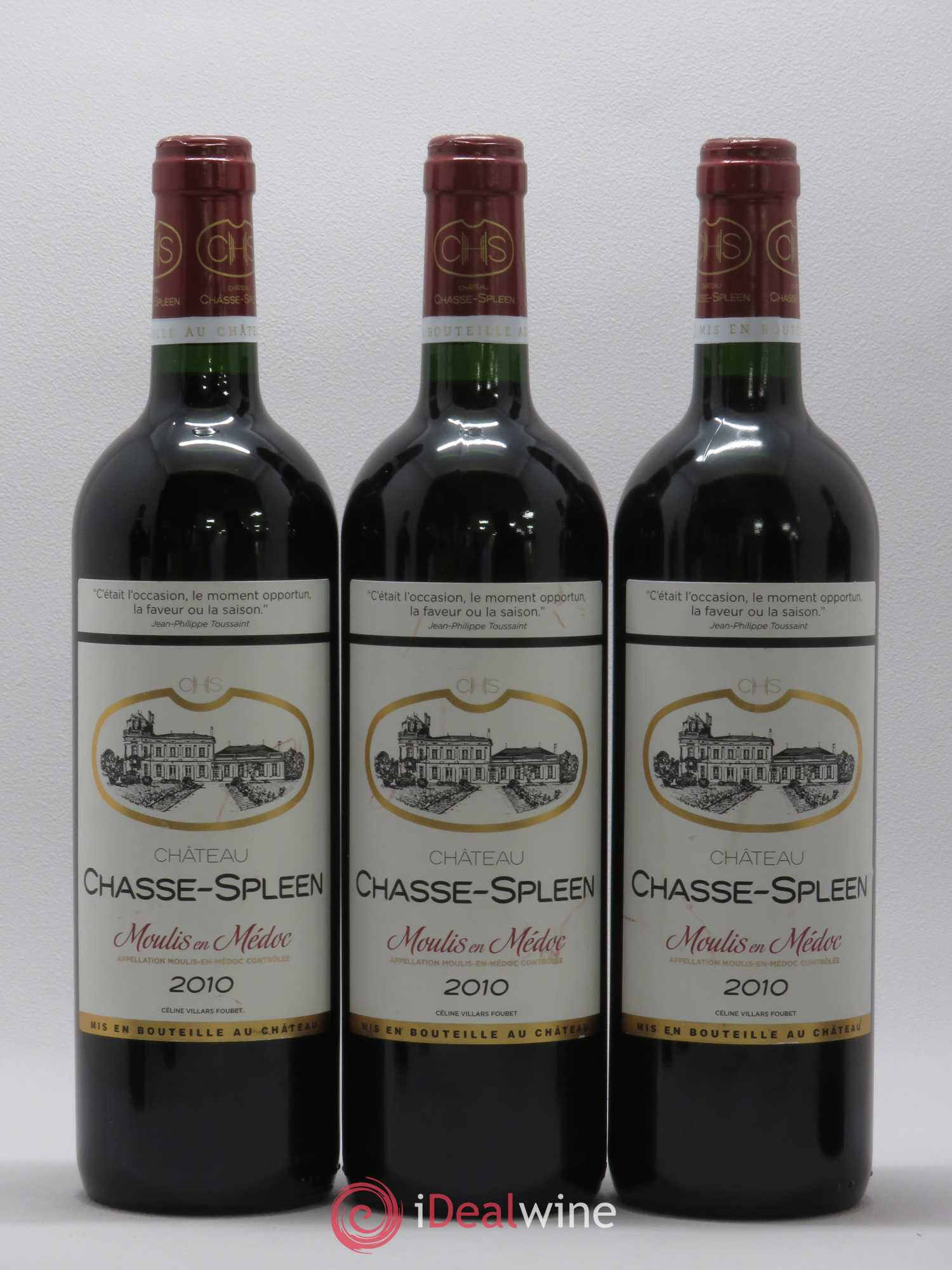 Château Chasse Spleen 2010 - Lot de 12 bouteilles - 3