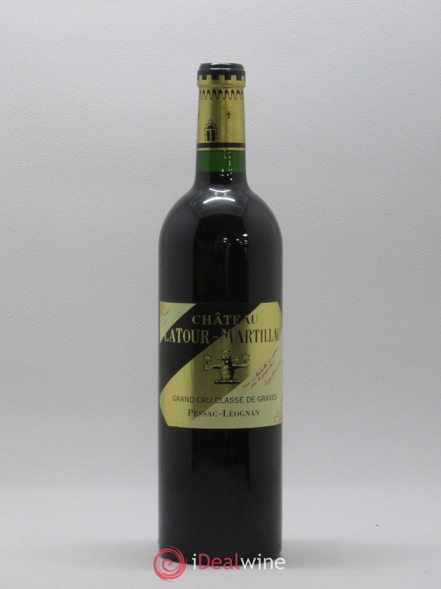 Château Latour-Martillac Cru Classé de Graves 2012 - Lot de 1 bouteille - 0