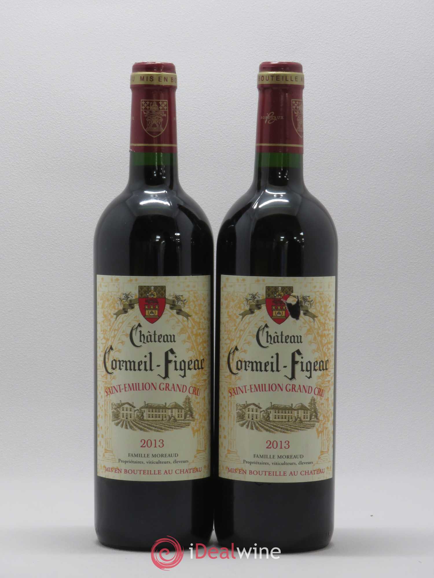 Château Cormeil Figeac 2013 - Lot de 2 bouteilles - 0