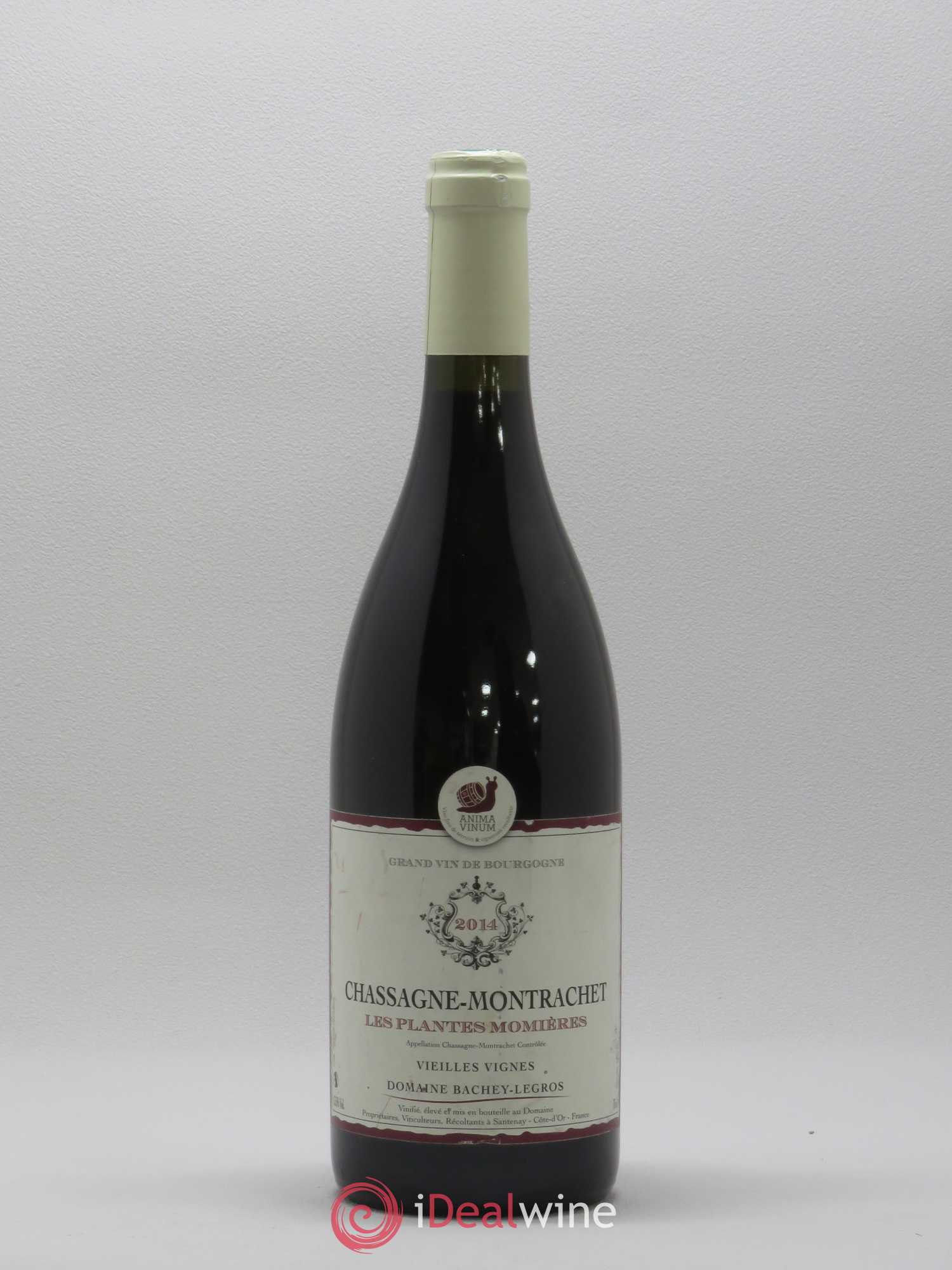 Chassagne-Montrachet Les Plantes Momières Vieilles Vignes Domaine Bachey Legros 2014 - Posten von 1 Flasche - 0