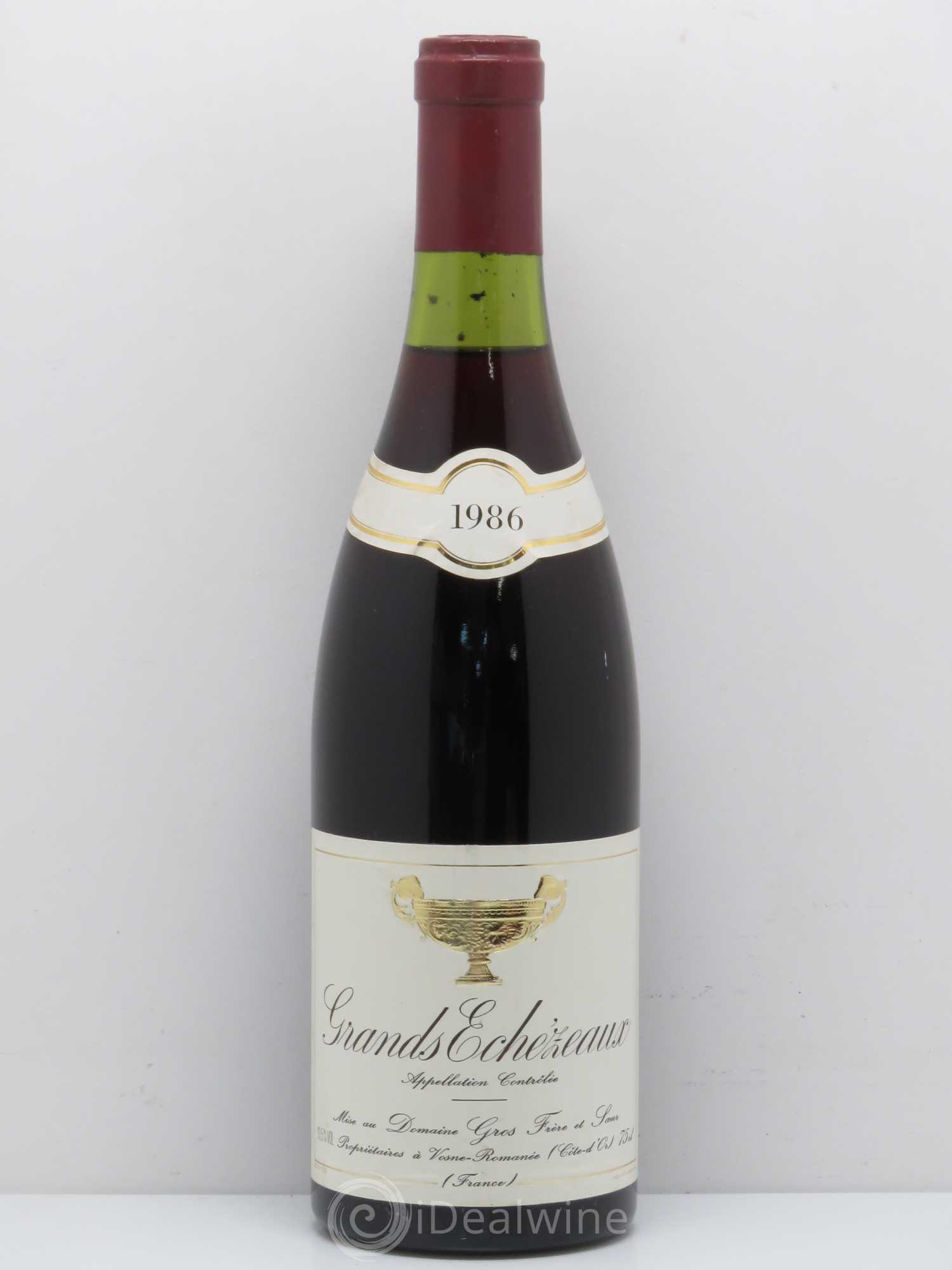 Grands-Echezeaux Grand Cru Gros Frère & Soeur 1986 - Lot de 1 bouteille - 0
