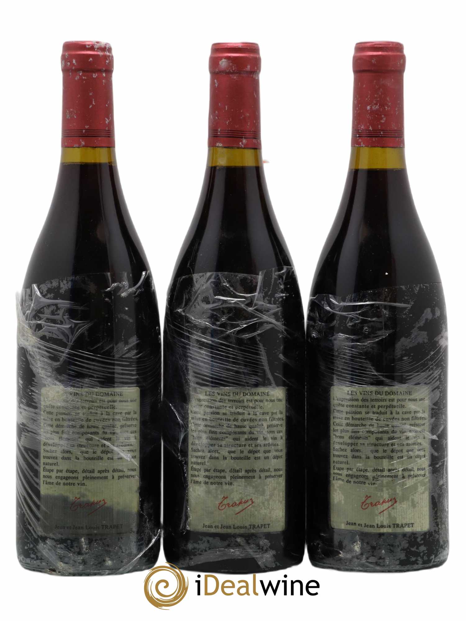 Chambertin Grand Cru Domaine Trapet 1996 - Lot of 3 bottles - 1