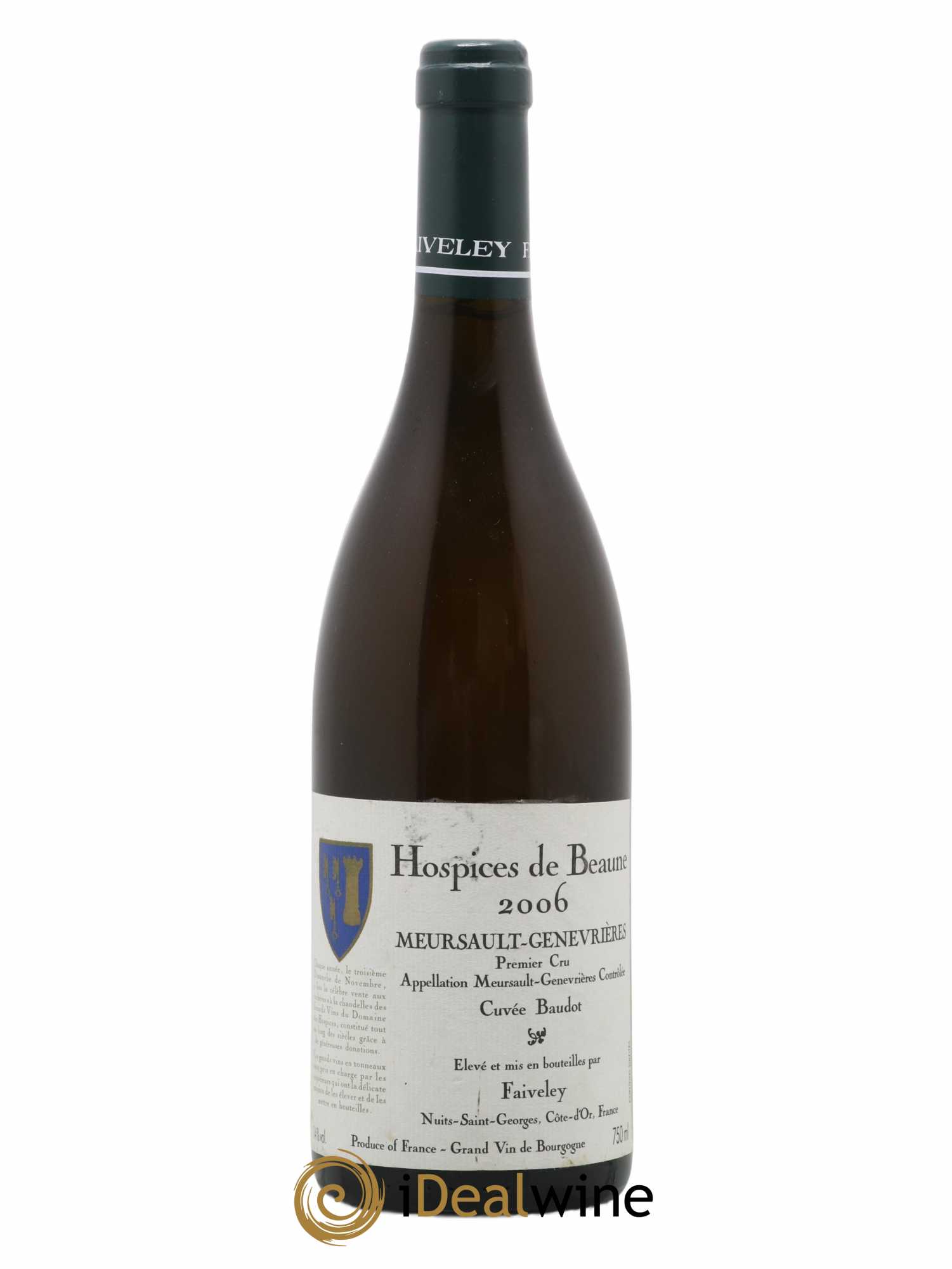 Meursault 1er Cru Les Genevrieres Hospices De Beaune Cuvée Baudot Faiveley 2006 - Posten von 1 Flasche - 0