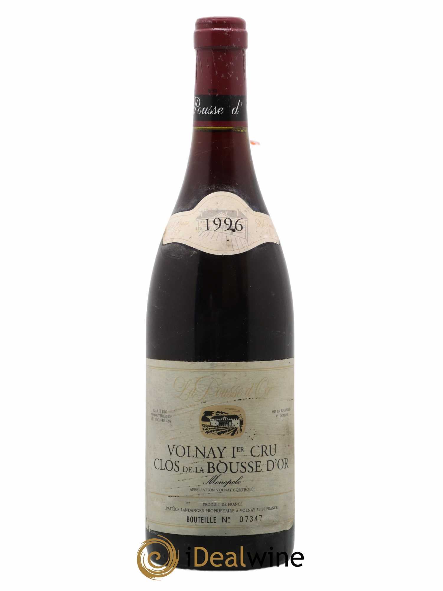 Volnay 1er Cru Clos de la Bousse d'Or La Pousse d'Or (Domaine de) 1996 - Lot de 1 bouteille - 0
