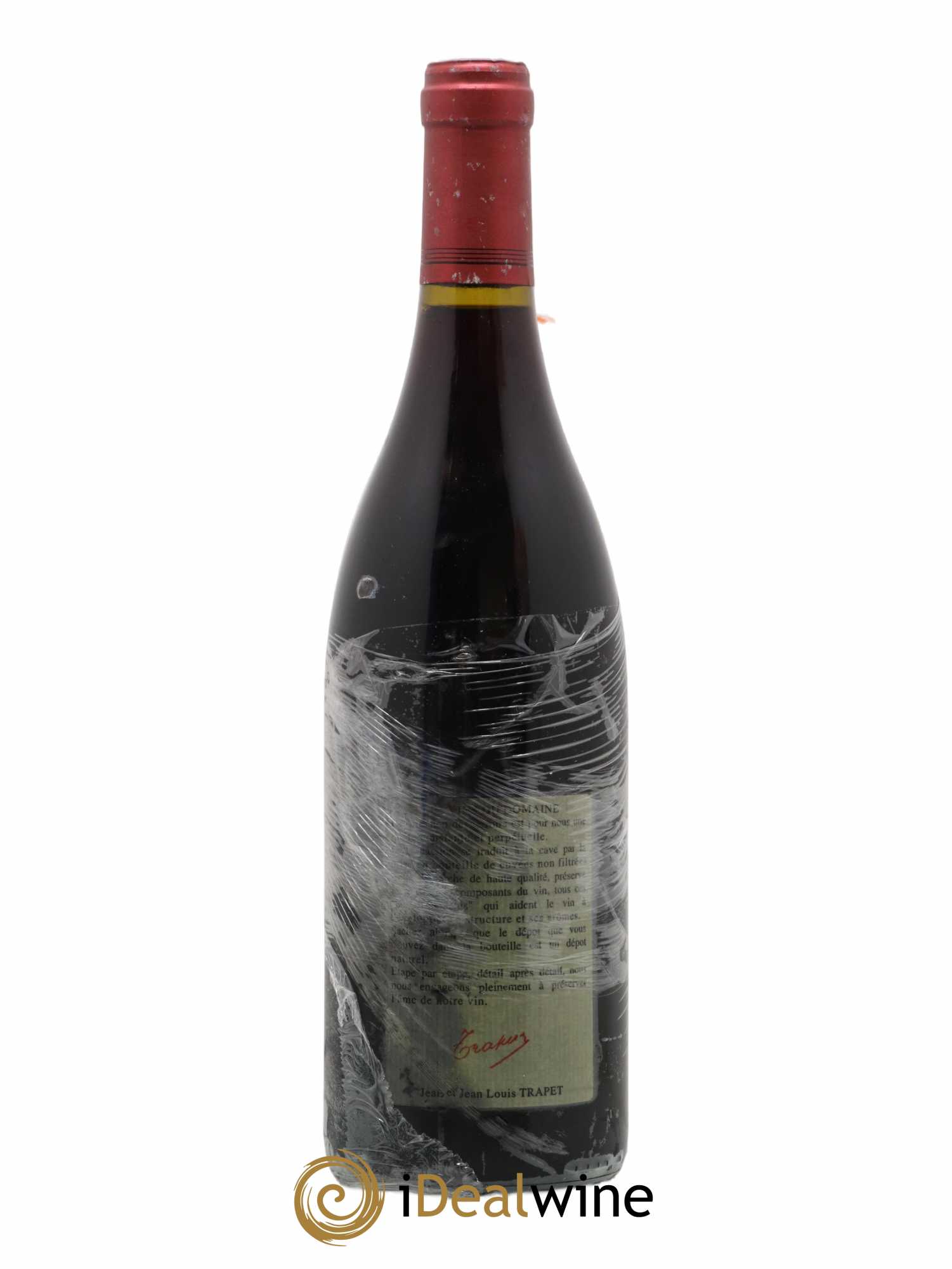 Chambertin Grand Cru Domaine Trapet 1996 - Lot de 1 bouteille - 1
