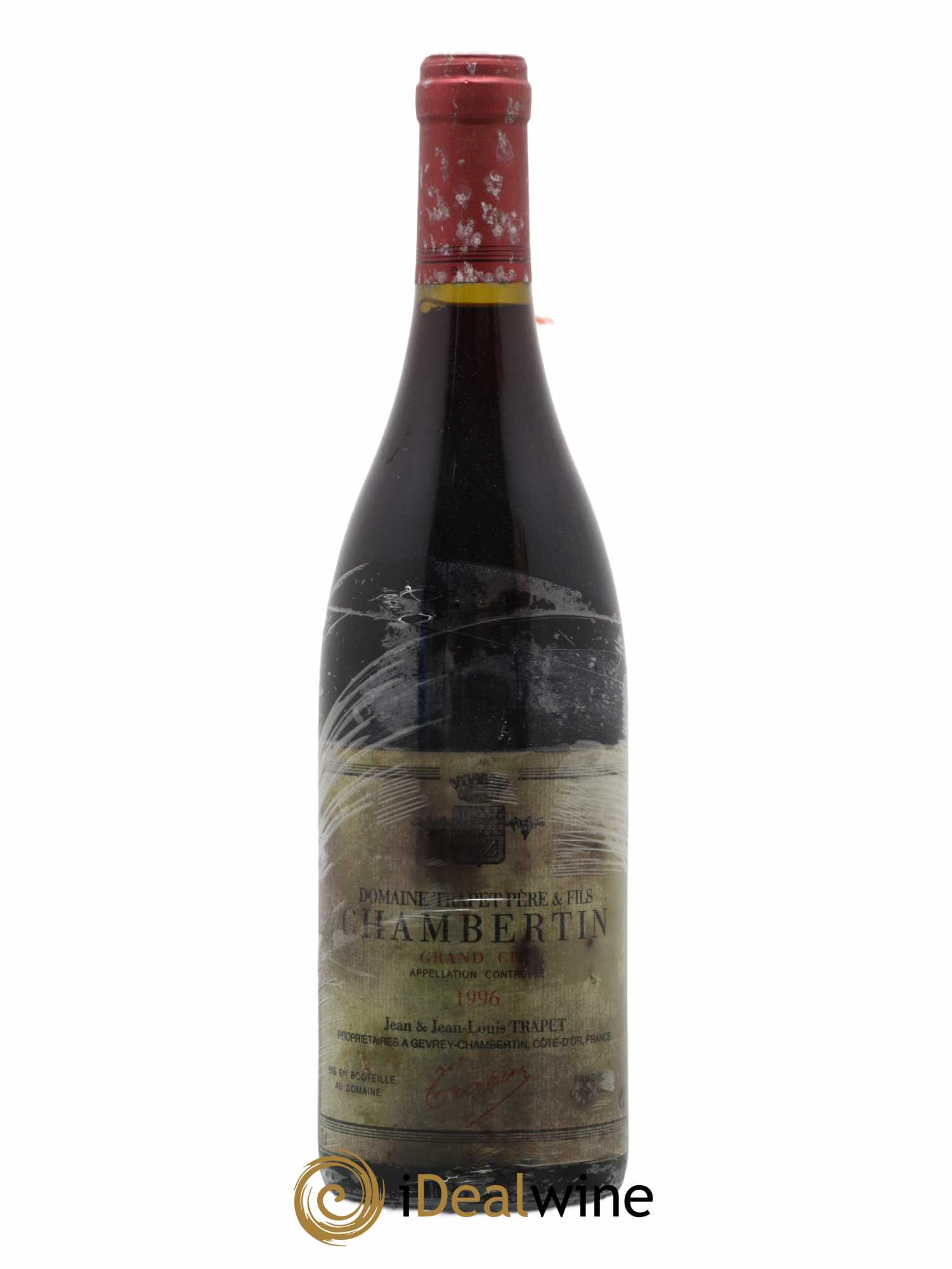 Chambertin Grand Cru Domaine Trapet 1996 - Lot de 1 bouteille - 0