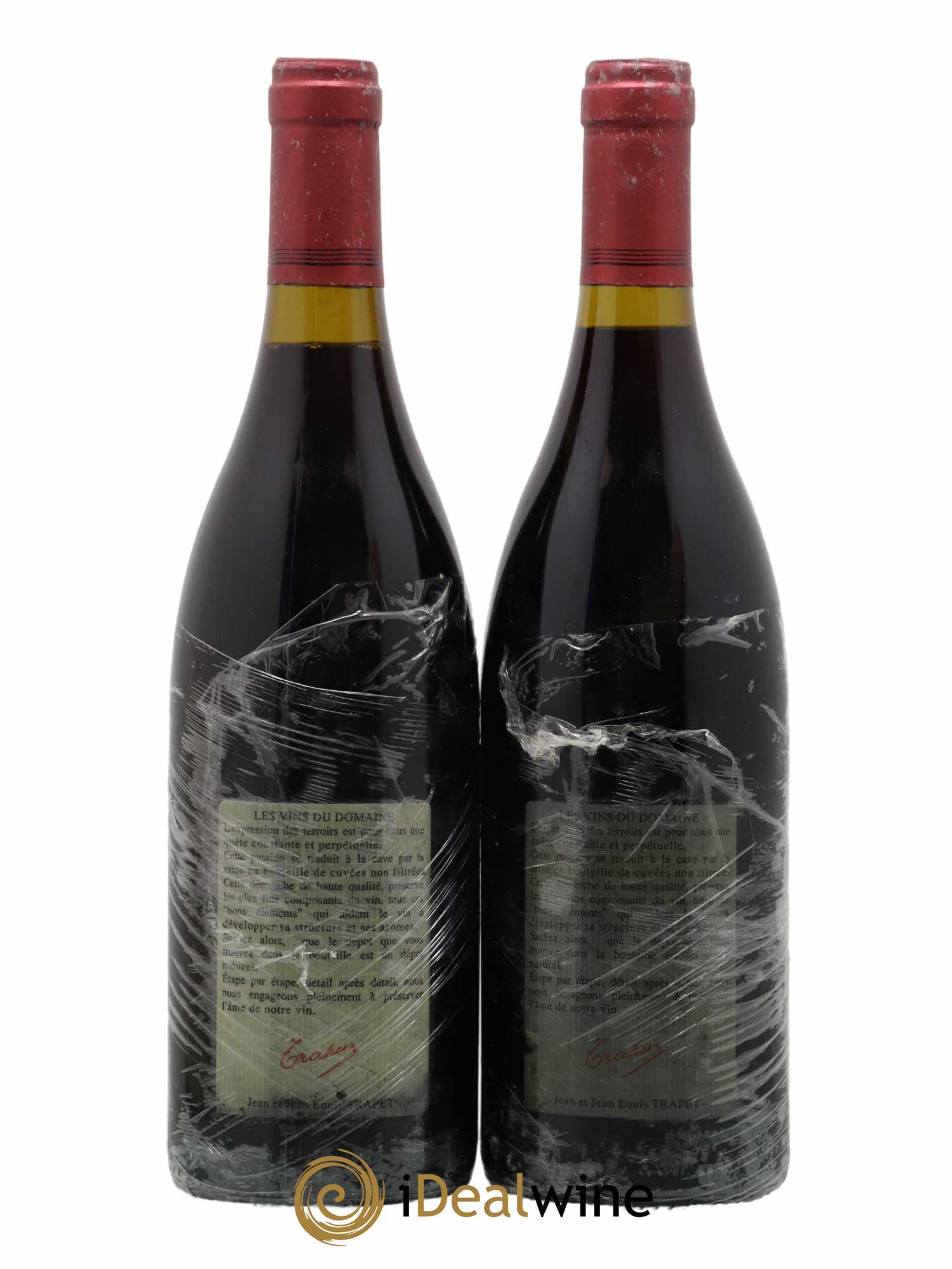 Chambertin Grand Cru Domaine Trapet 1996 - Lot of 2 bottles - 1
