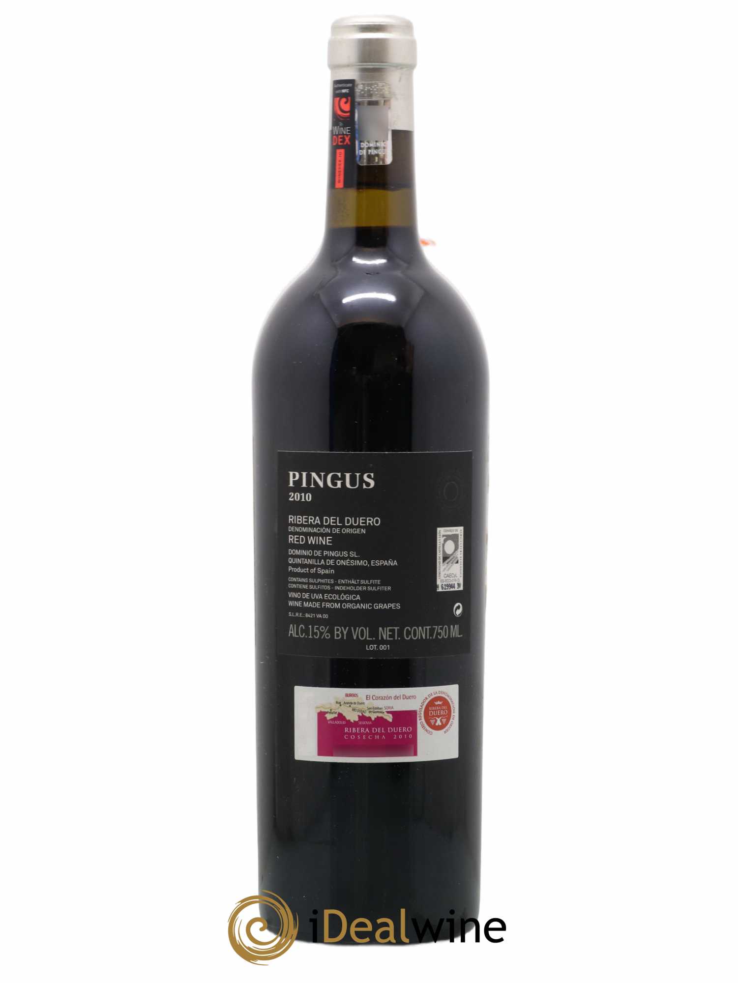 Ribera Del Duero Pingus Dominio de Pingus - Peter Sisseck 2010 - Lot of 1 bottle - 1
