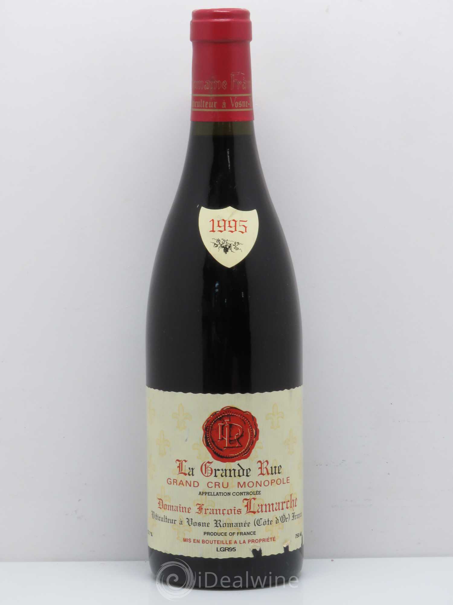 La Grande Rue Grand Cru Lamarche (Domaine) 1995 - Lot de 1 bouteille - 0