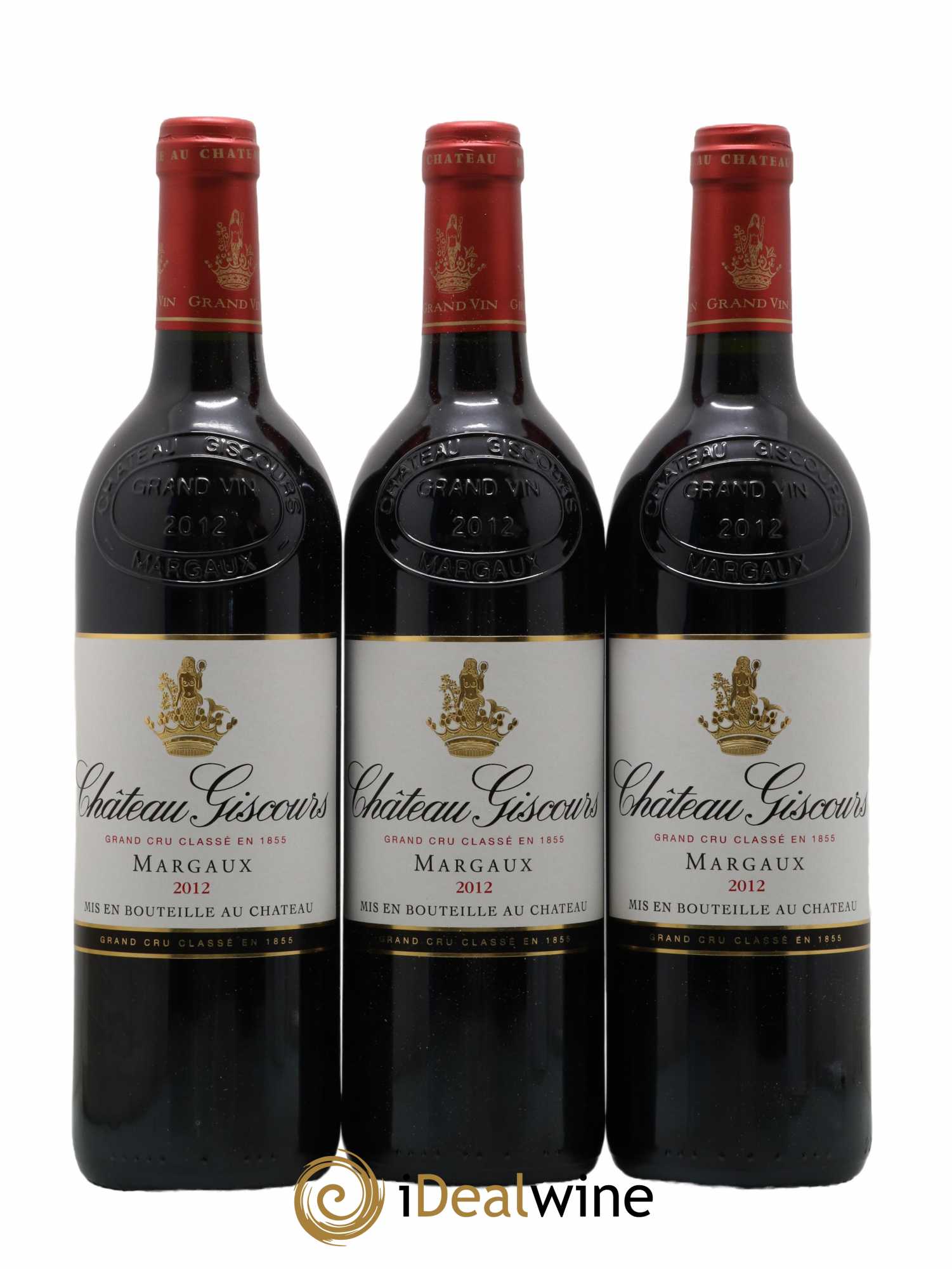 Château Giscours 3ème Grand Cru Classé 2012 - Lot de 3 bouteilles - 0