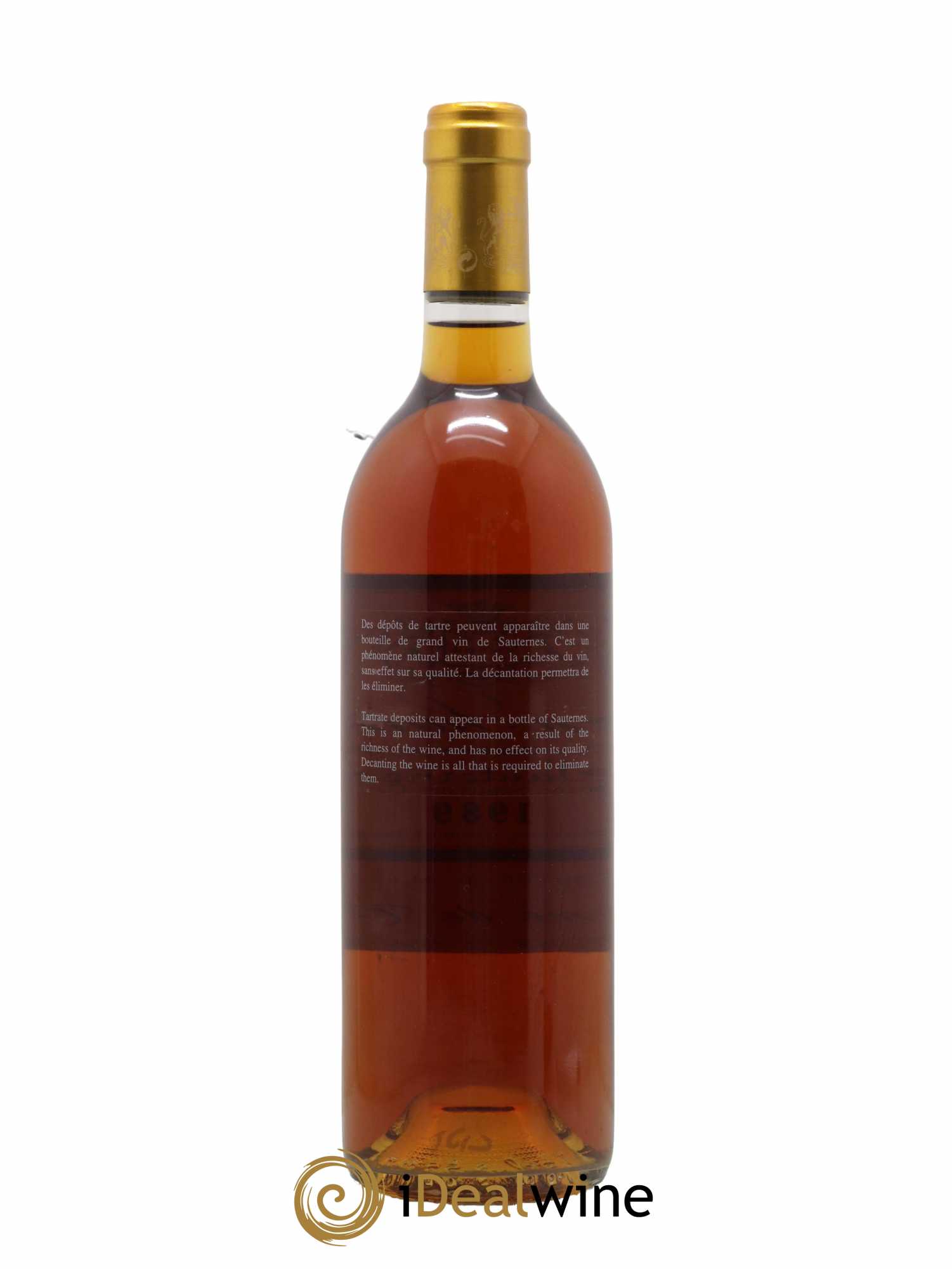 Château Suduiraut Crème de Tête 1er Grand Cru Classé 1989 - Lotto di 1 bottiglia - 1