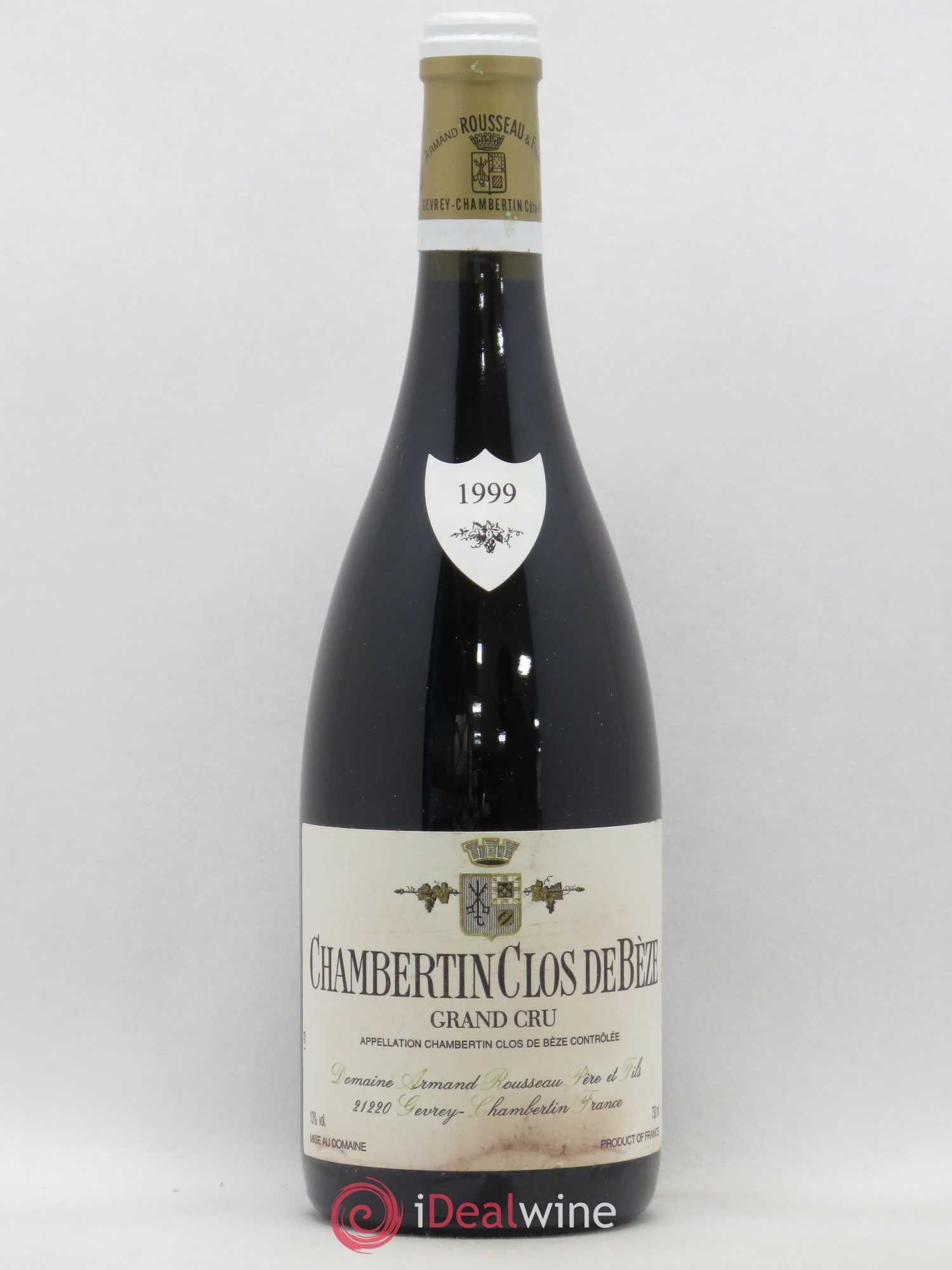 Chambertin Clos de Bèze Grand Cru Armand Rousseau (Domaine) 1999 - Lot de 1 bouteille - 0