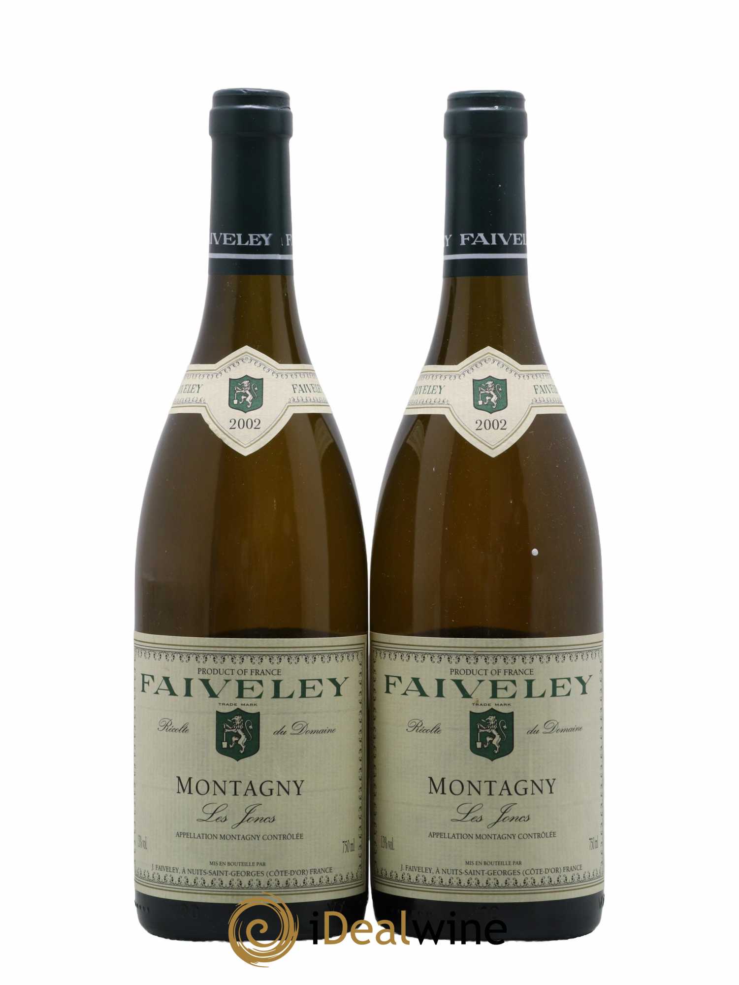 Montagny Les Joncs Faiveley 2002 - Lot de 2 bouteilles - 0