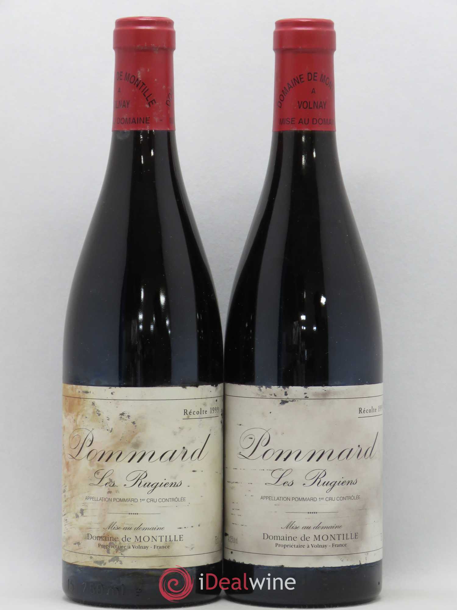 Pommard 1er Cru Les Rugiens De Montille (Domaine) 1999 - Lot de 2 bouteilles - 0