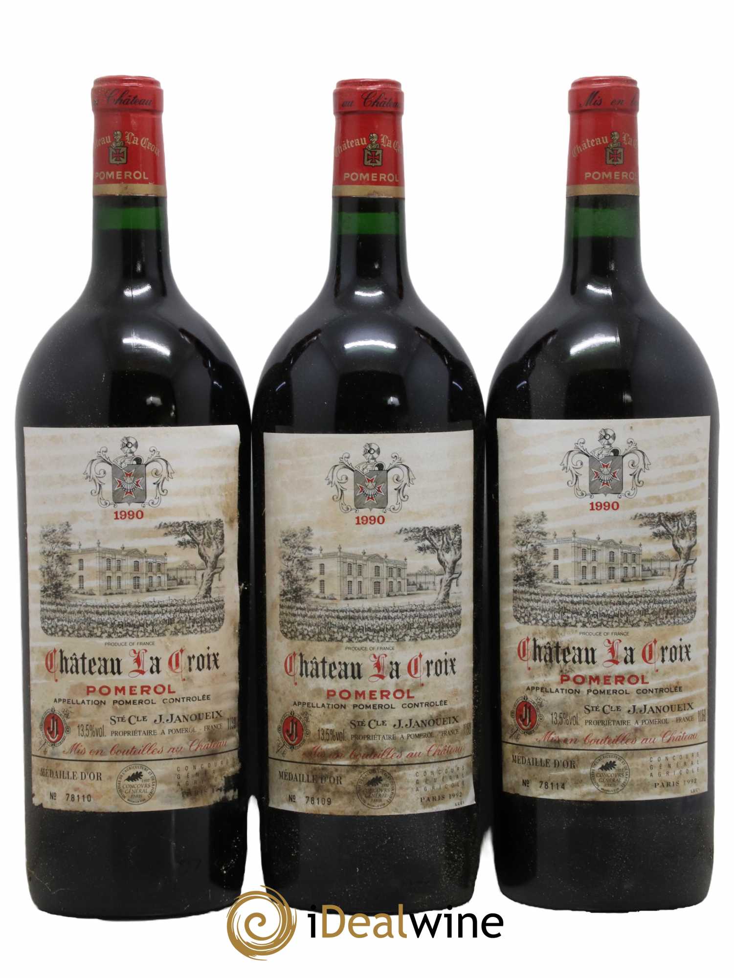 Château la Croix 1990 - Lot de 3 magnums - 0