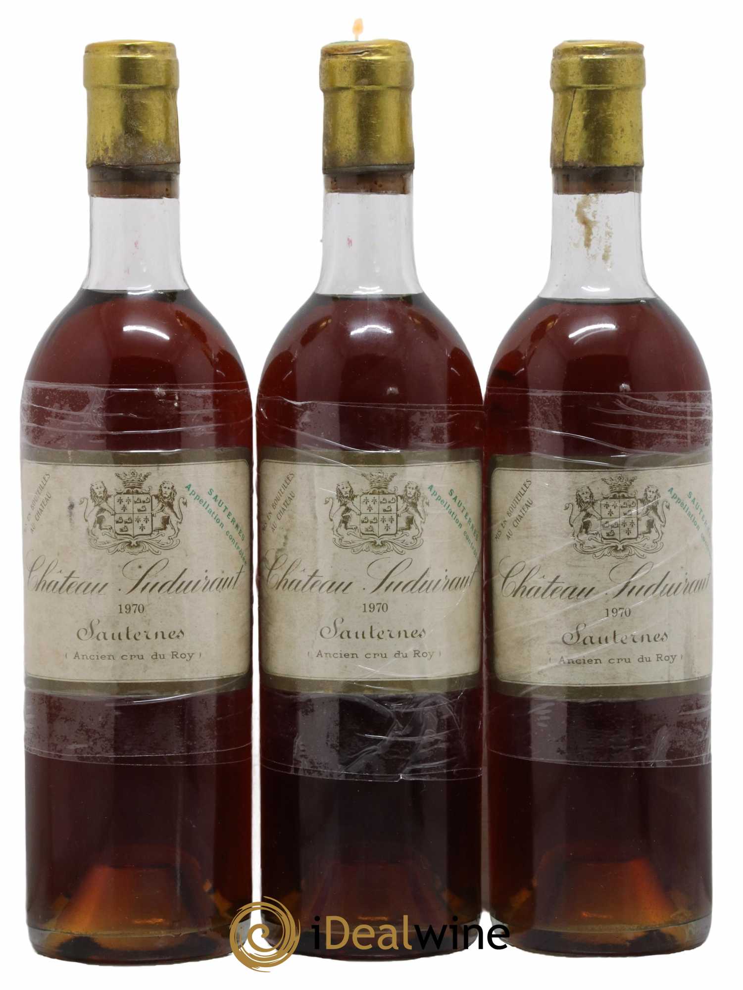 Château Suduiraut 1er Grand Cru Classé 1970 - Lotto di 3 bottiglie - 0