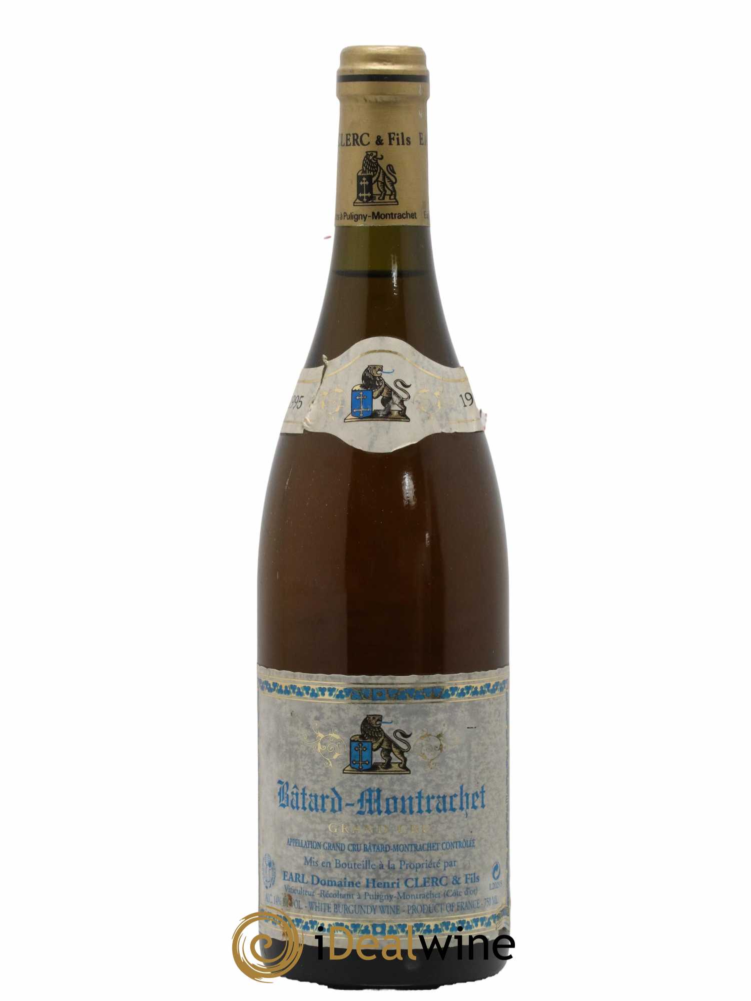 Bâtard-Montrachet Grand Cru Henri Clerc 1995 - Posten von 1 Flasche - 0