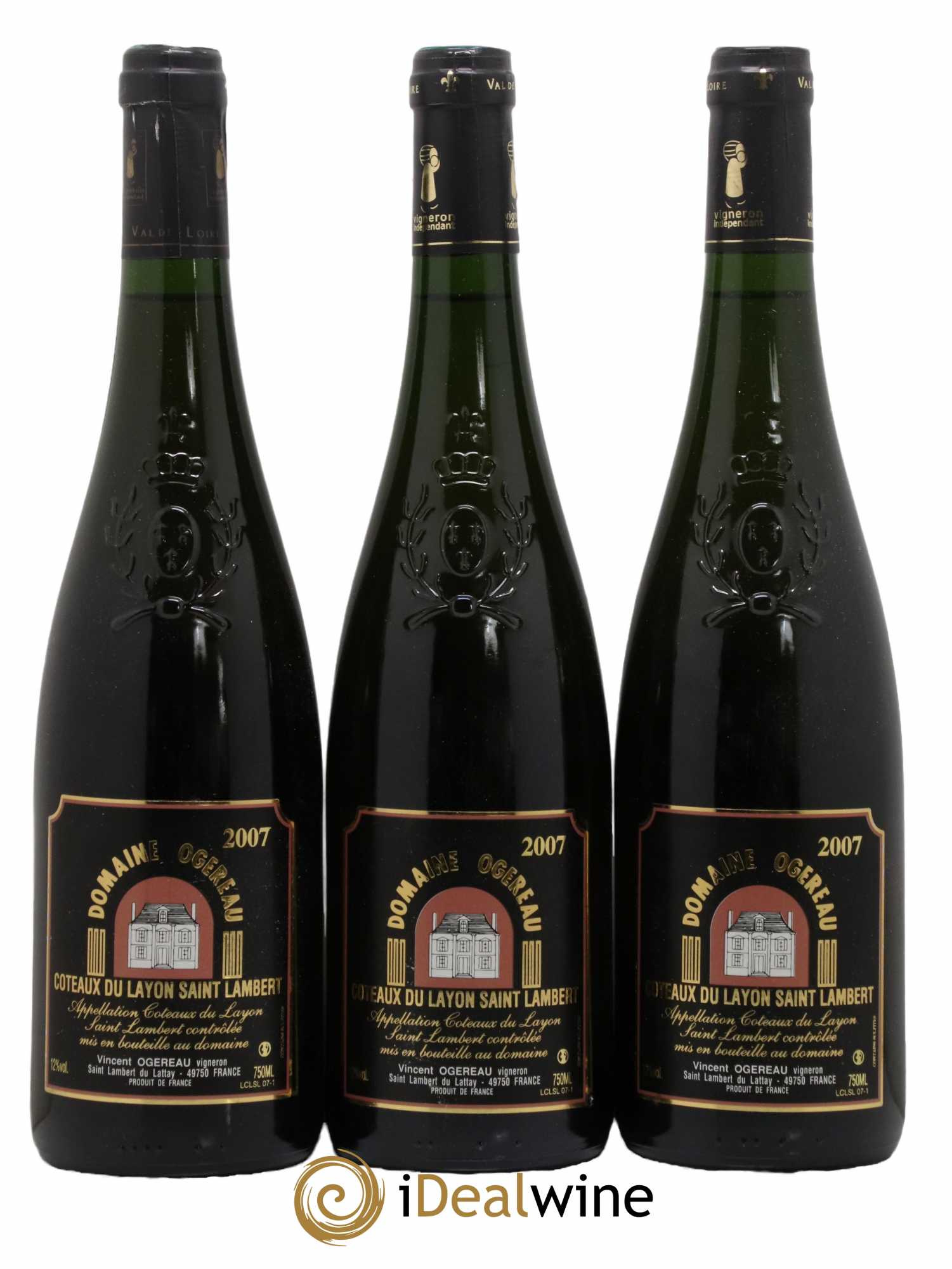 Coteaux du Layon Saint Lambert Domaine Ogereau 2007 - Lotto di 3 bottiglie - 0