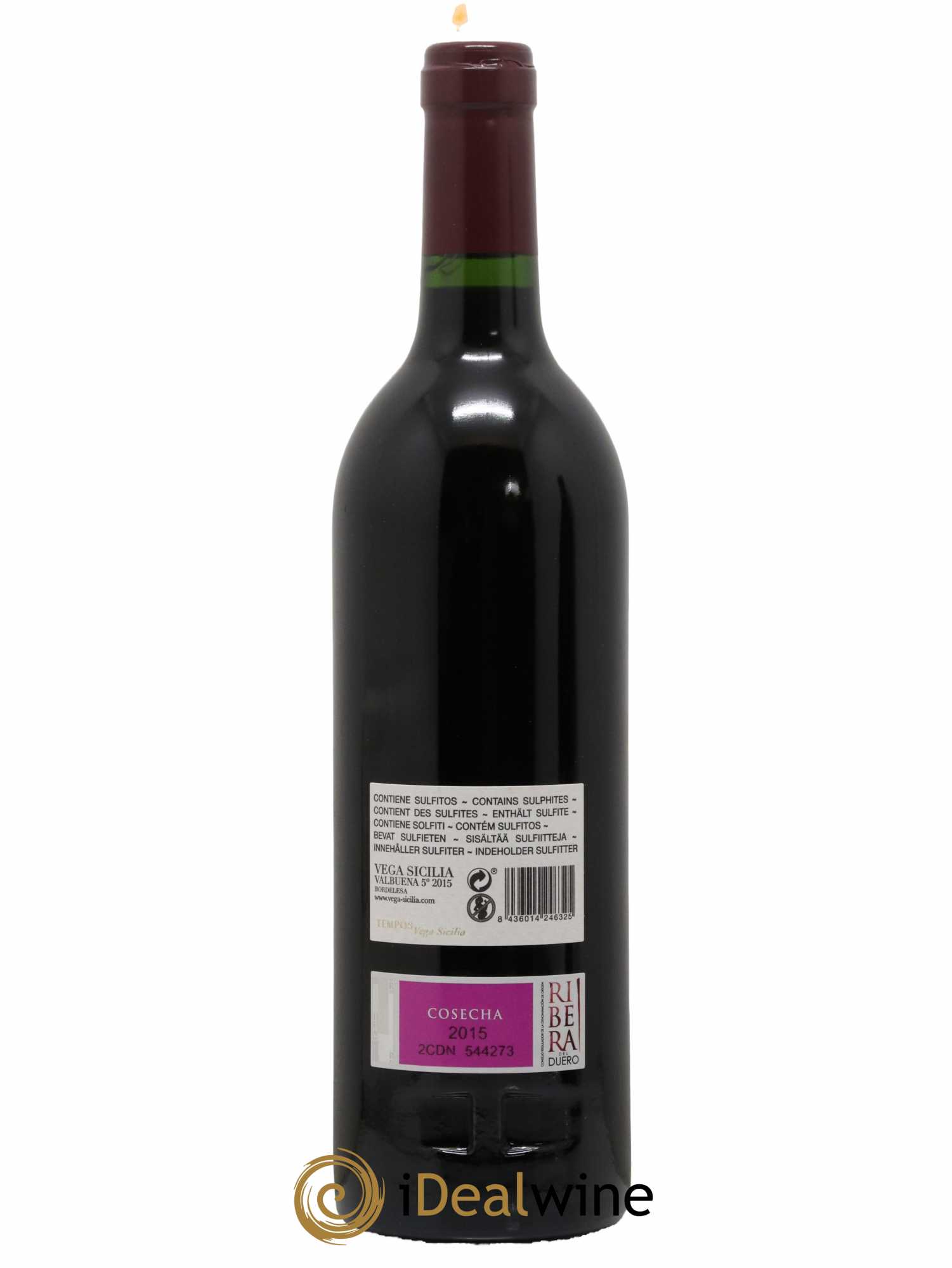 Ribera Del Duero DO Vega Sicilia Valbuena 5 ano Famille Alvarez 2015 - Posten von 1 Flasche - 1