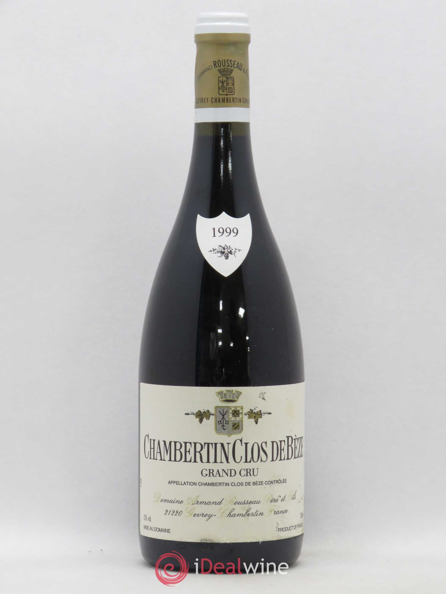 Chambertin Clos de Bèze Grand Cru Armand Rousseau (Domaine) 1999 - Lot de 1 bouteille - 0