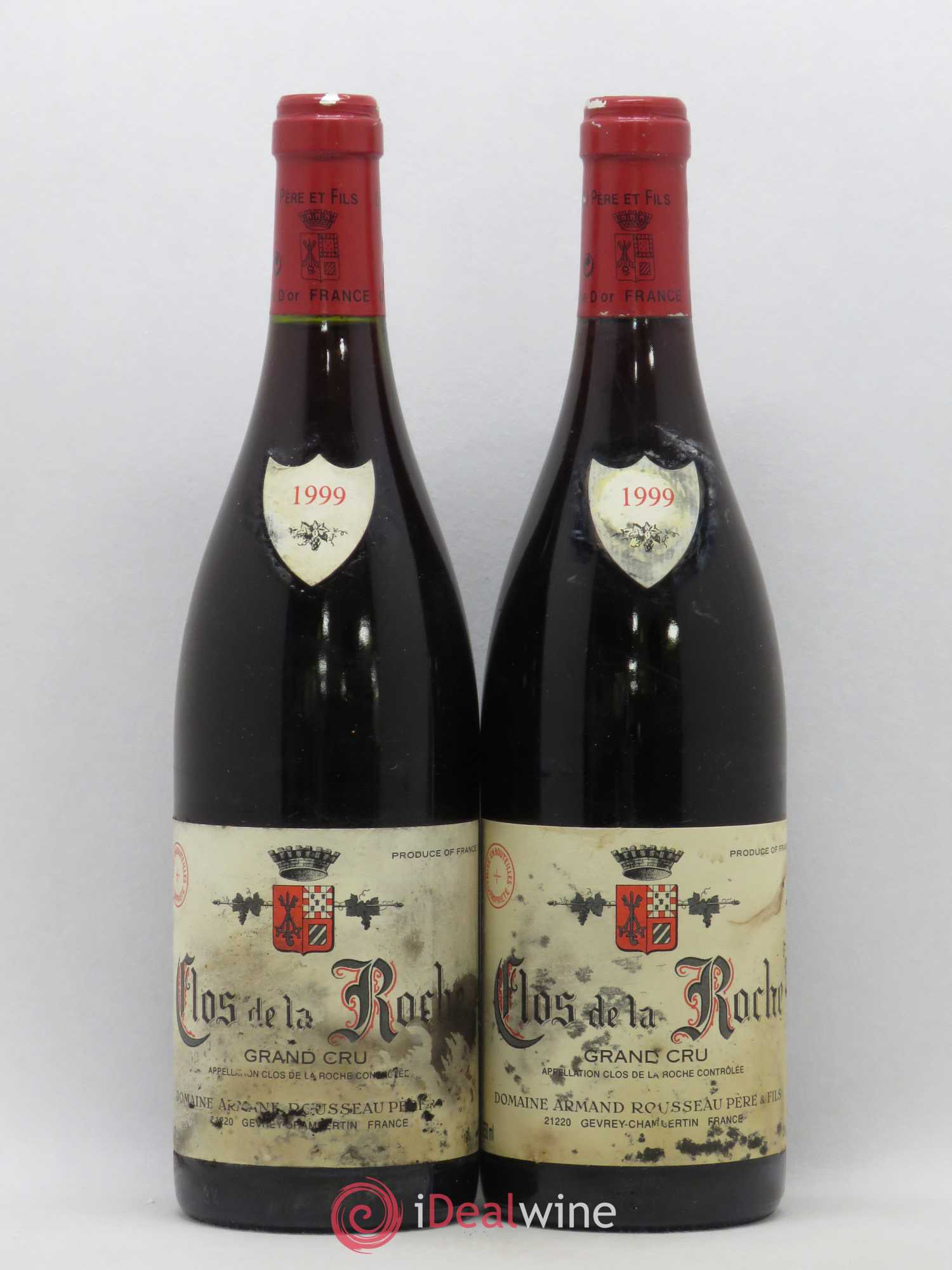 Clos de la Roche Grand Cru Armand Rousseau (Domaine) 1999 - Lot de 2 bouteilles - 0