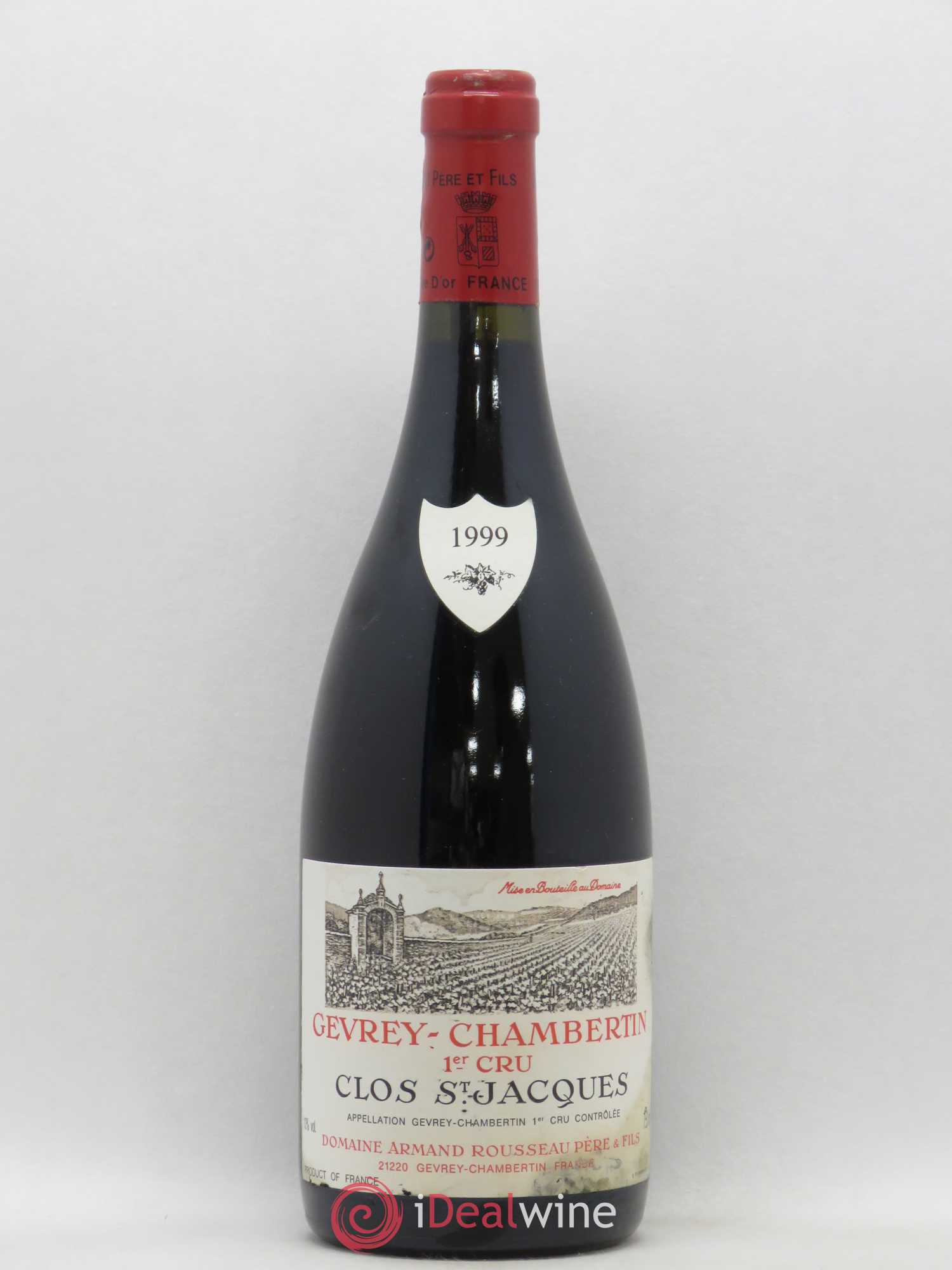 Gevrey-Chambertin 1er Cru Clos Saint-Jacques Armand Rousseau (Domaine) 1999 - Lot de 1 bouteille - 0