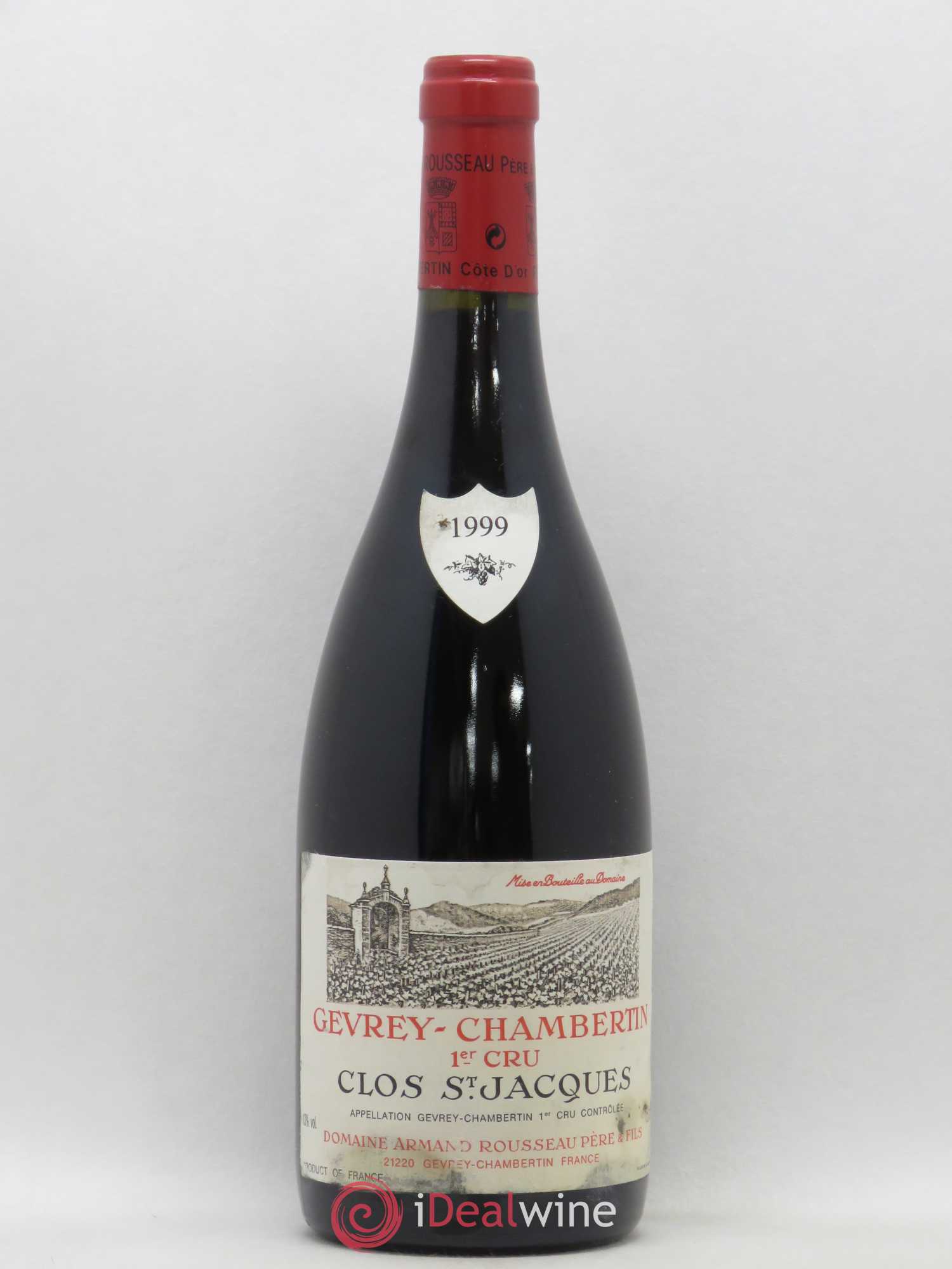 Gevrey-Chambertin 1er Cru Clos Saint-Jacques Armand Rousseau (Domaine) 1999 - Lot de 1 bouteille - 0