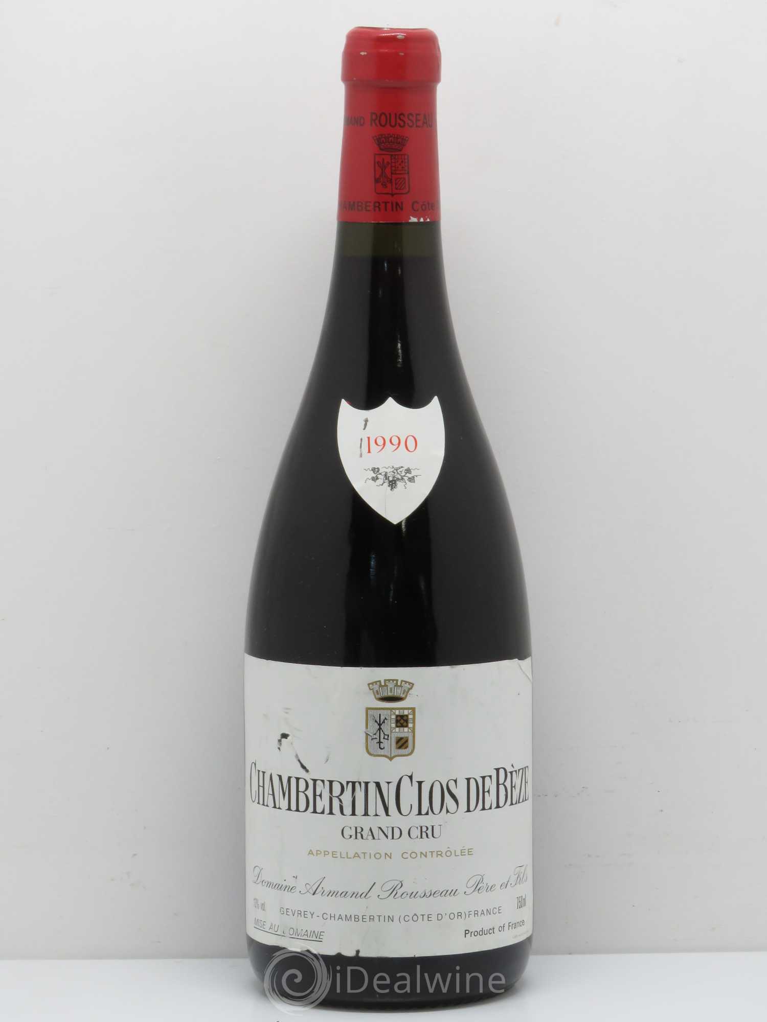 Chambertin Clos de Bèze Grand Cru Armand Rousseau (Domaine) 1990 - Lot de 1 bouteille - 0