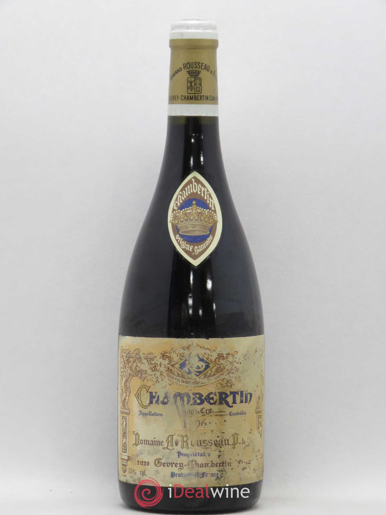 Chambertin Grand Cru Armand Rousseau (Domaine) 1996 - Lot of 1 bottle - 0