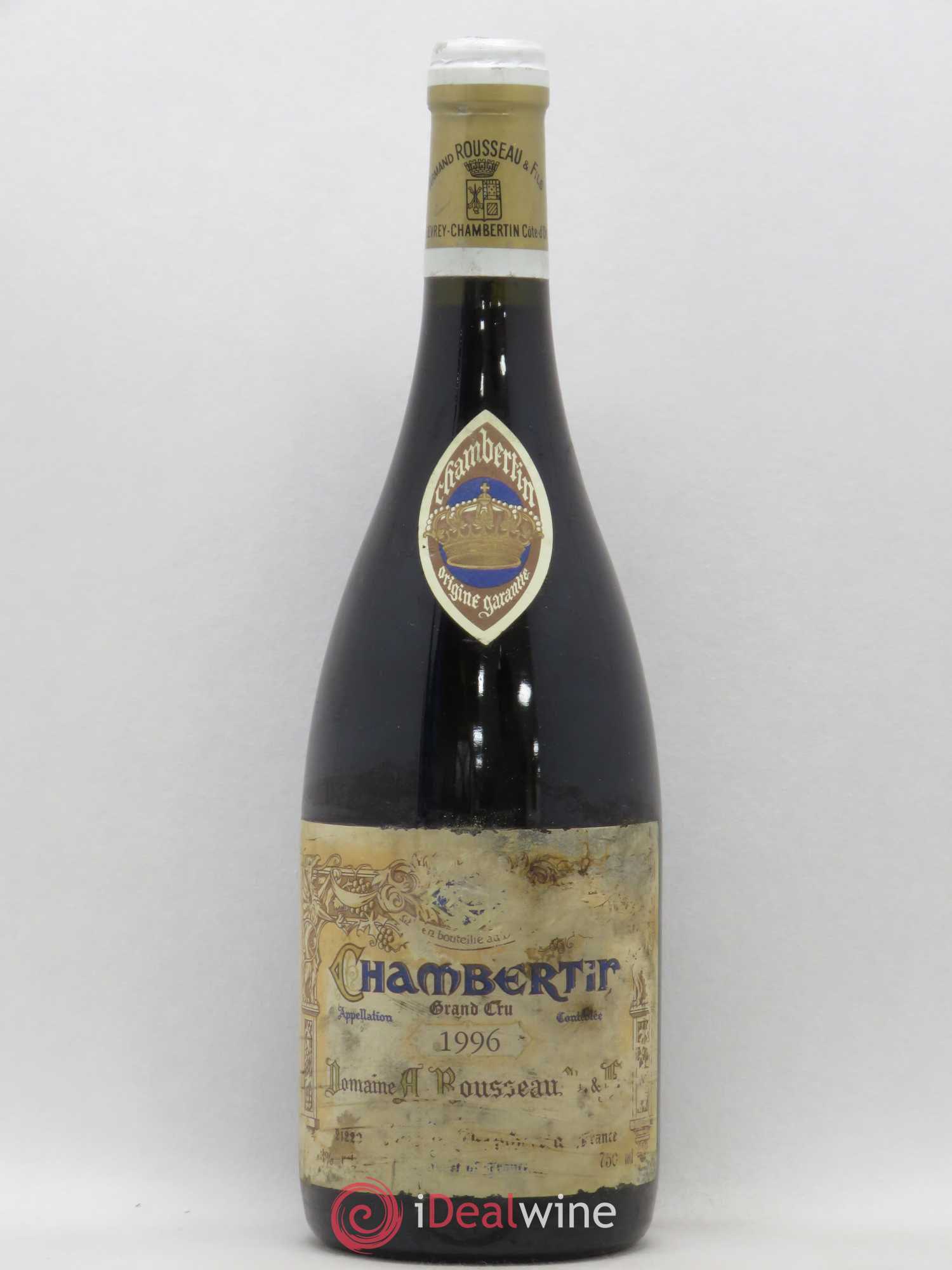 Chambertin Grand Cru Armand Rousseau (Domaine) 1996 - Lot de 1 bouteille - 0