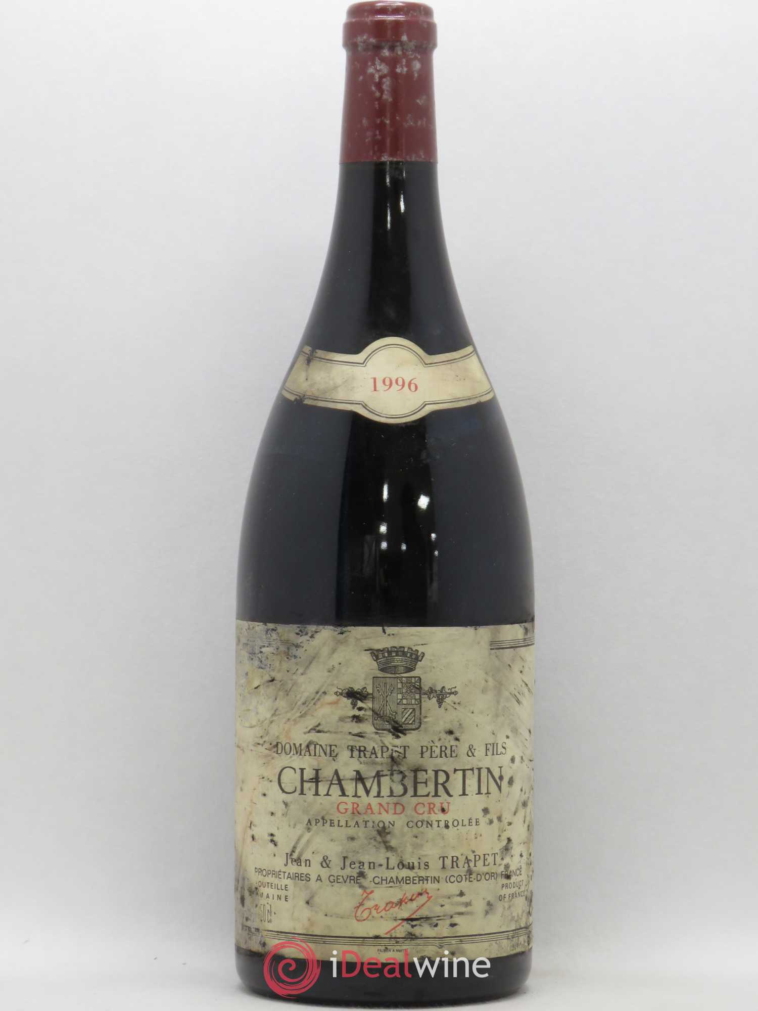 Chambertin Grand Cru Domaine Trapet 1996 - Lot de 1 magnum - 0