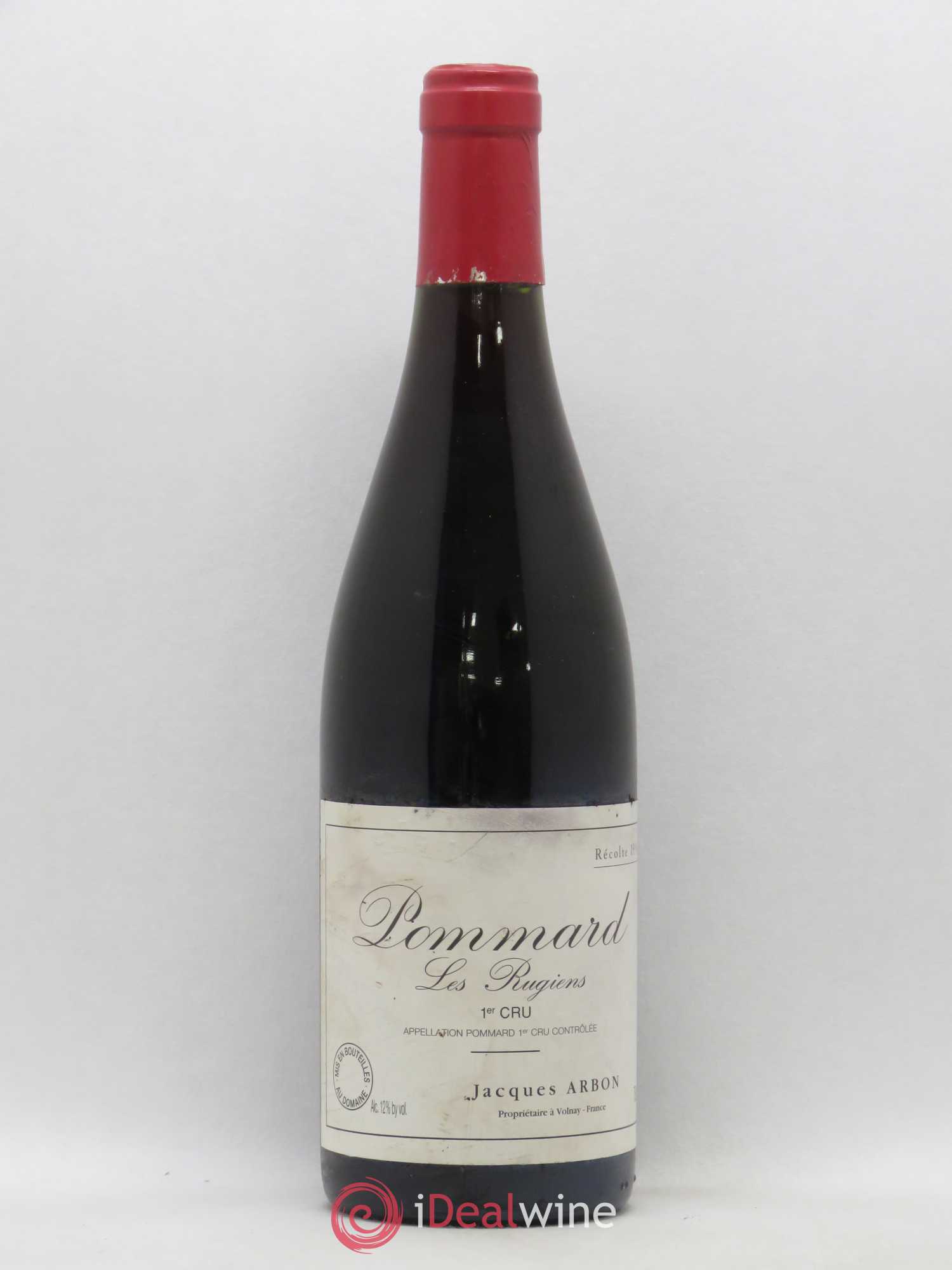 Pommard 1er Cru Les Rugiens-bas De Montille (Domaine) 1996 - Lot de 1 bouteille - 0
