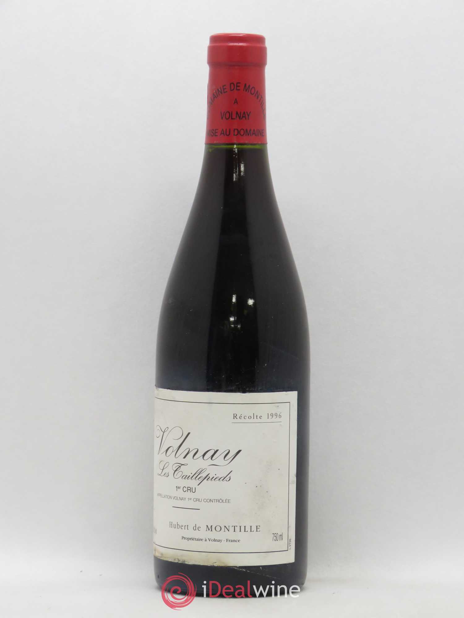 Volnay 1er Cru Les Taillepieds De Montille (Domaine) 1996 - Lot de 1 bouteille - 1