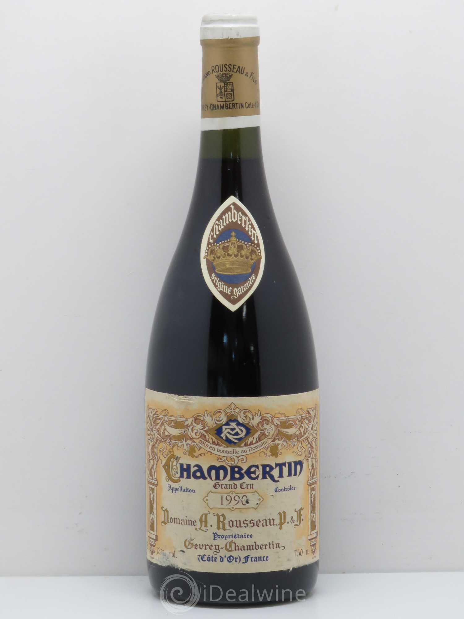 Chambertin Grand Cru Armand Rousseau (Domaine) 1990 - Lot de 1 bouteille - 0