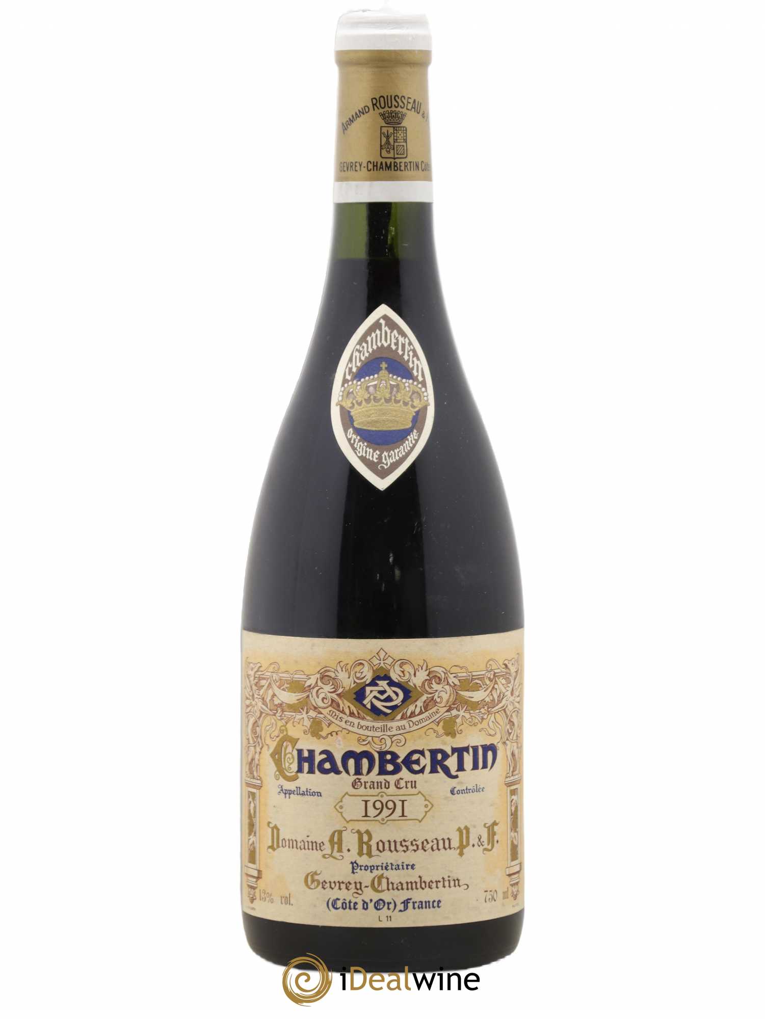 Chambertin Grand Cru Armand Rousseau (Domaine) 1991 - Lot de 1 bouteille - 0