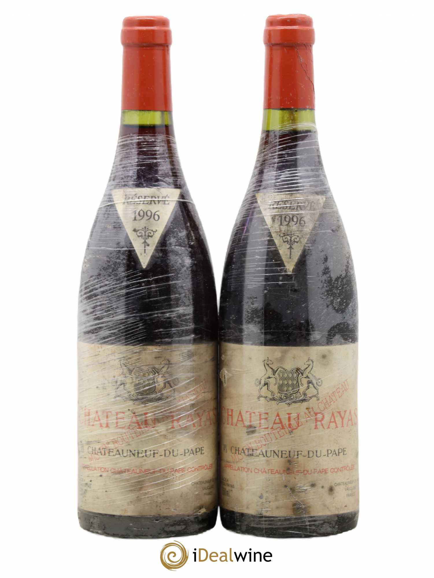 Châteauneuf-du-Pape Château Rayas Emmanuel Reynaud 1996 - Lot de 2 bouteilles - 0