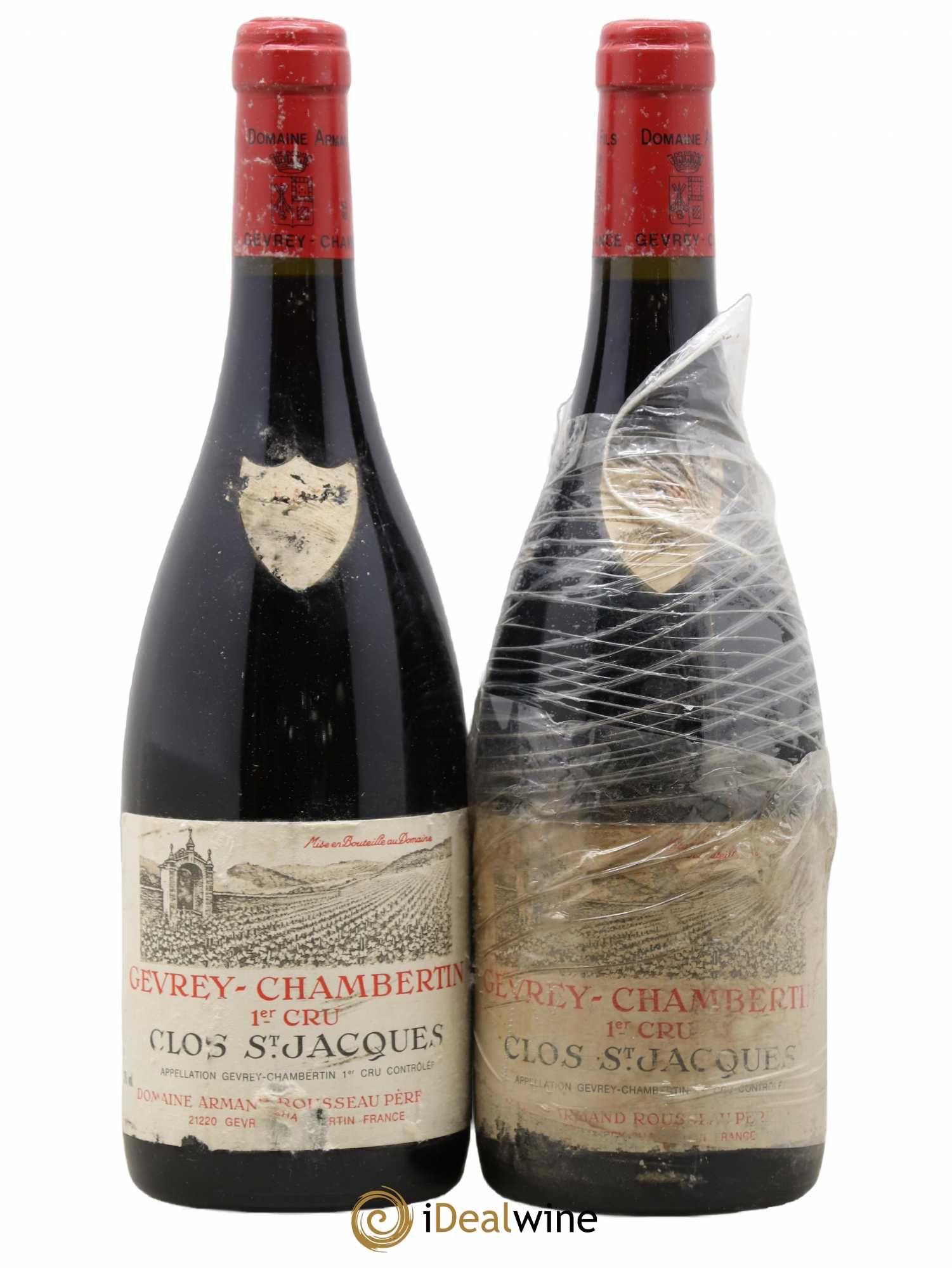 Gevrey-Chambertin 1er Cru Clos Saint-Jacques Armand Rousseau (Domaine) 1996 - Lot de 2 bouteilles - 0