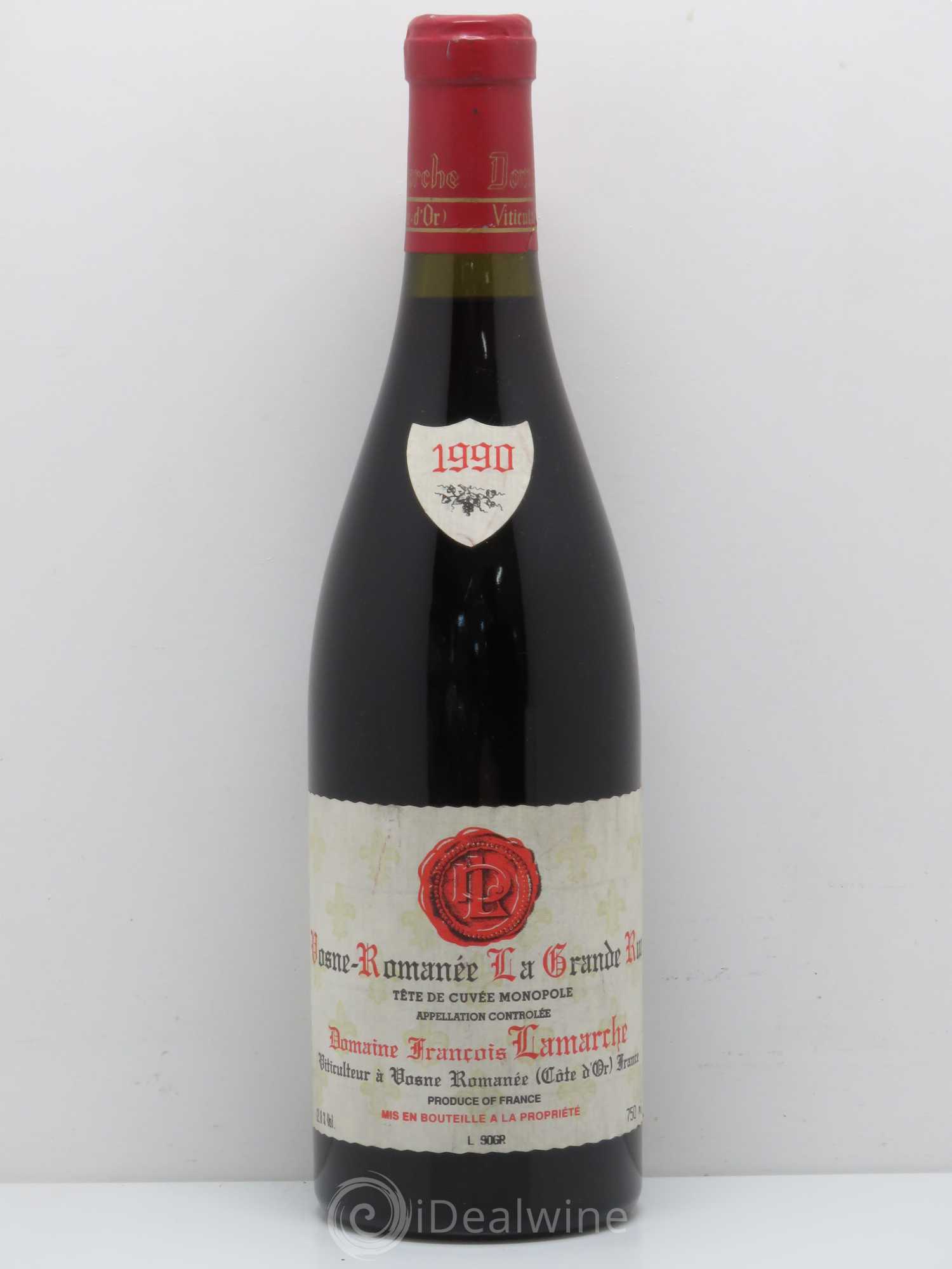 La Grande Rue Grand Cru Lamarche (Domaine) 1990 - Posten von 1 Flasche - 0