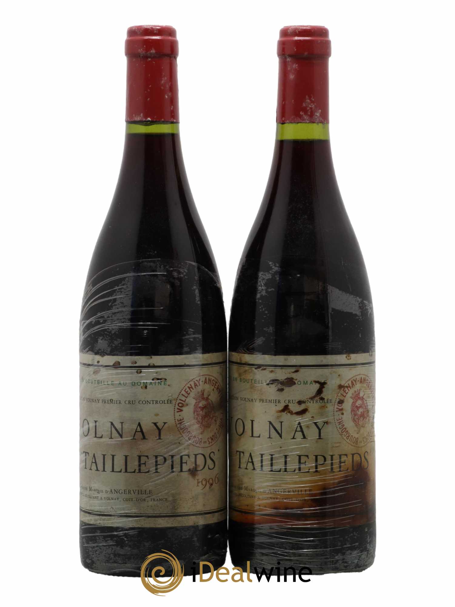 Volnay 1er Cru Taillepieds Marquis d'Angerville (Domaine) 1996 - Lot de 2 bouteilles - 0