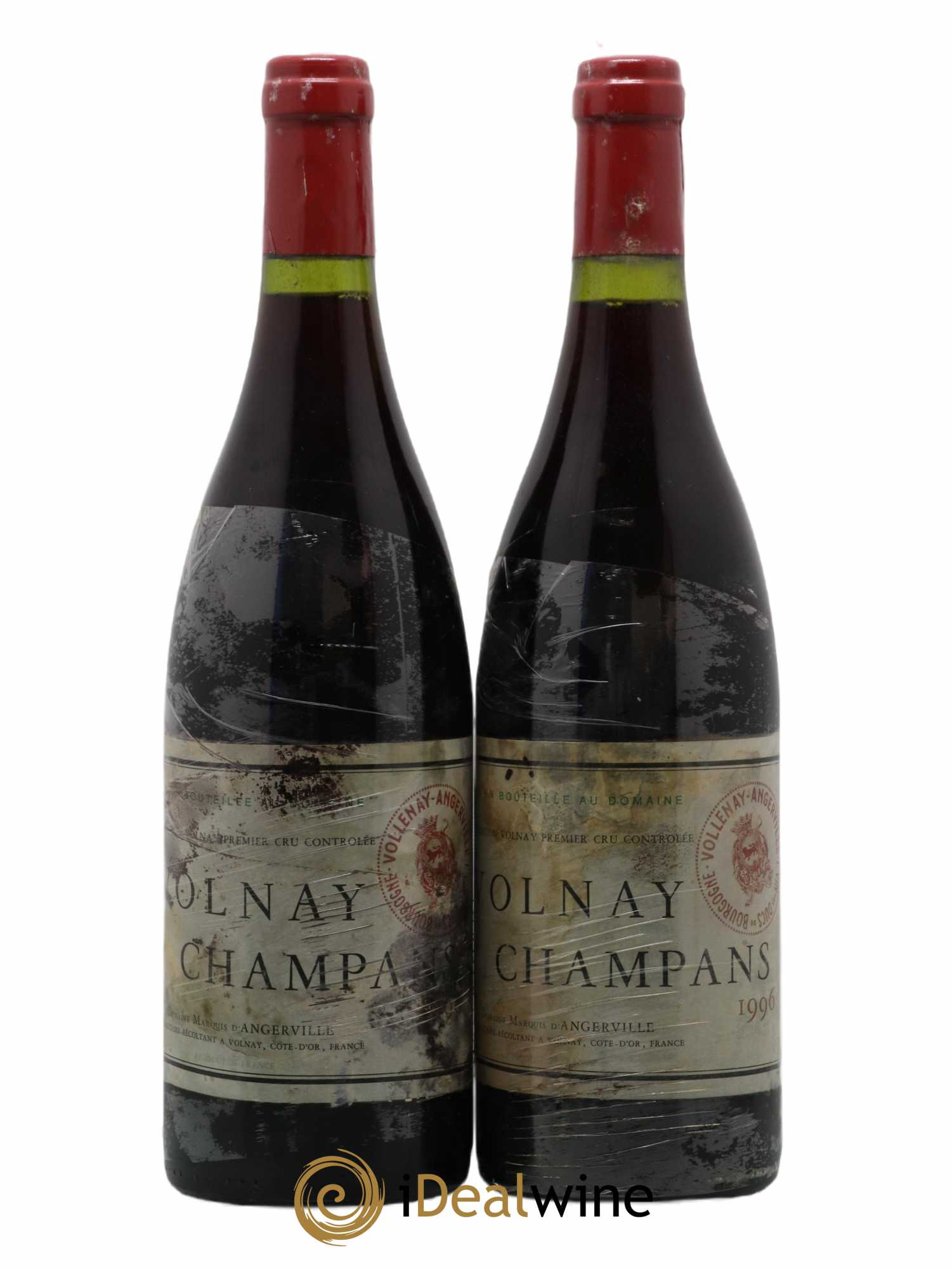 Volnay 1er Cru Champans Marquis d'Angerville (Domaine) 1996 - Lot de 2 bouteilles - 0