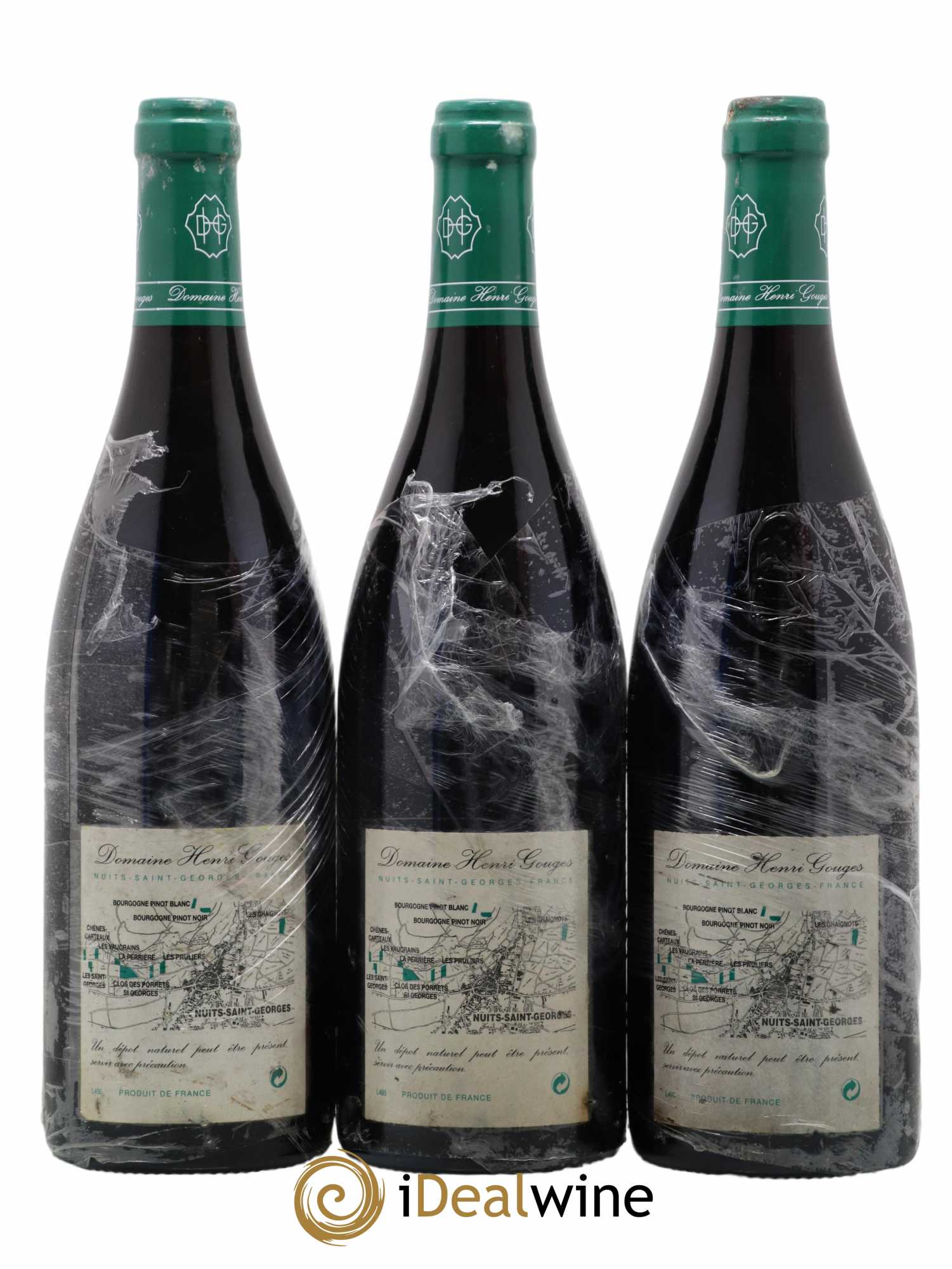 Nuits-Saint-Georges 1er Cru Les Vaucrains Henri Gouges 1999 - Lot de 3 bouteilles - 1