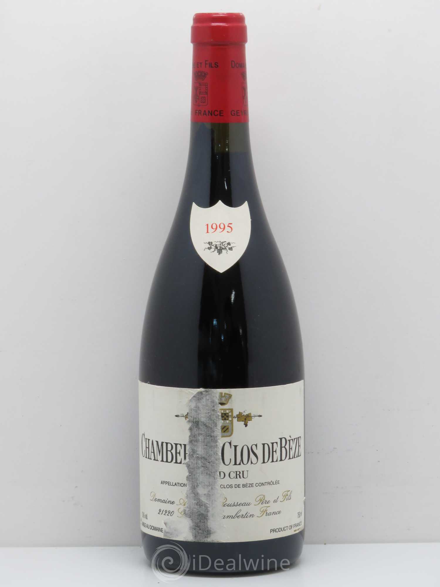 Chambertin Clos de Bèze Grand Cru Armand Rousseau (Domaine) 1995 - Lot de 1 bouteille - 0