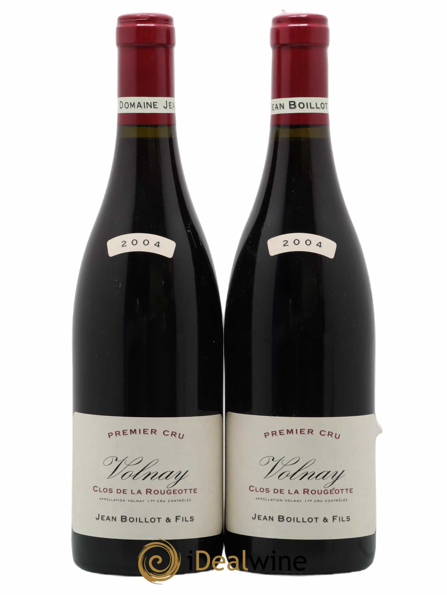 Volnay 1er Cru Clos de la Rougeotte Domaine Jean Boillot 2004 - Lot de 2 bouteilles - 0