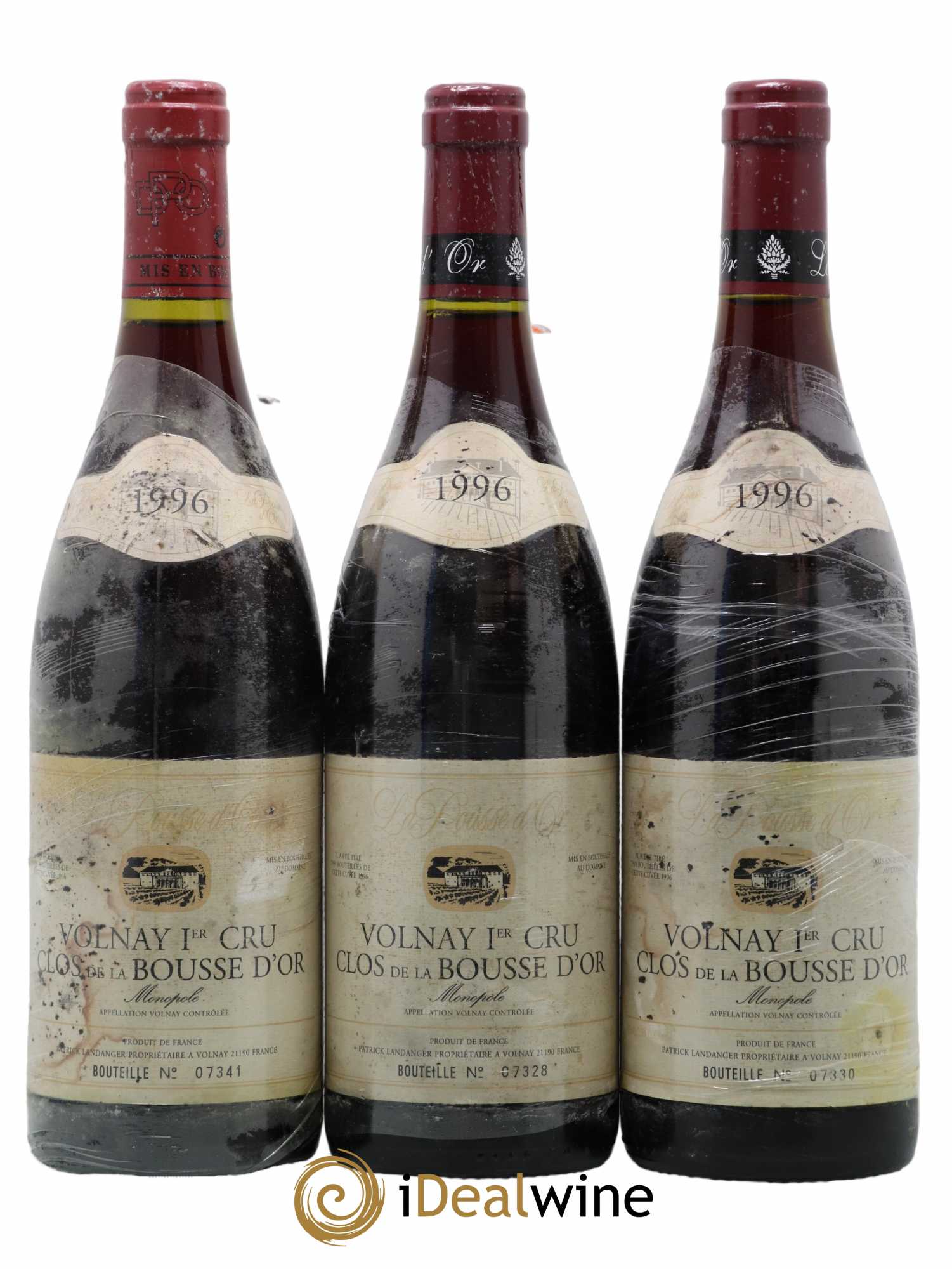 Volnay 1er Cru Clos de la Bousse d'Or La Pousse d'Or (Domaine de) 1996 - Lot de 3 bouteilles - 0