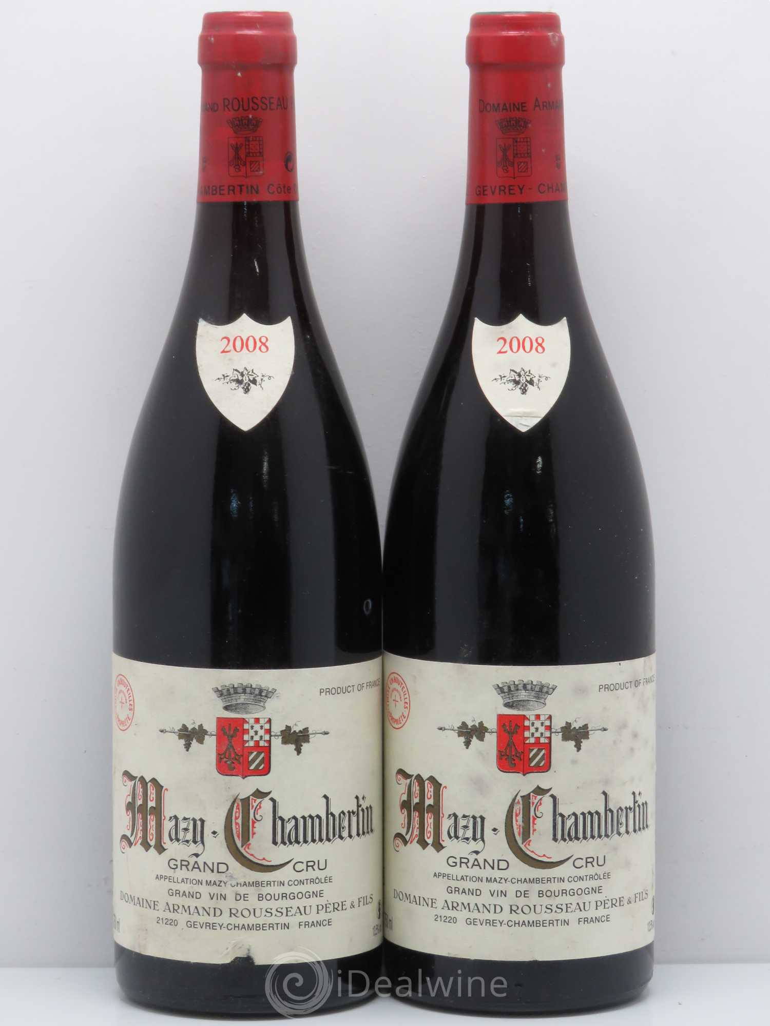 Mazis-Chambertin Grand Cru Armand Rousseau (Domaine) 2008 - Lot de 2 bouteilles - 0