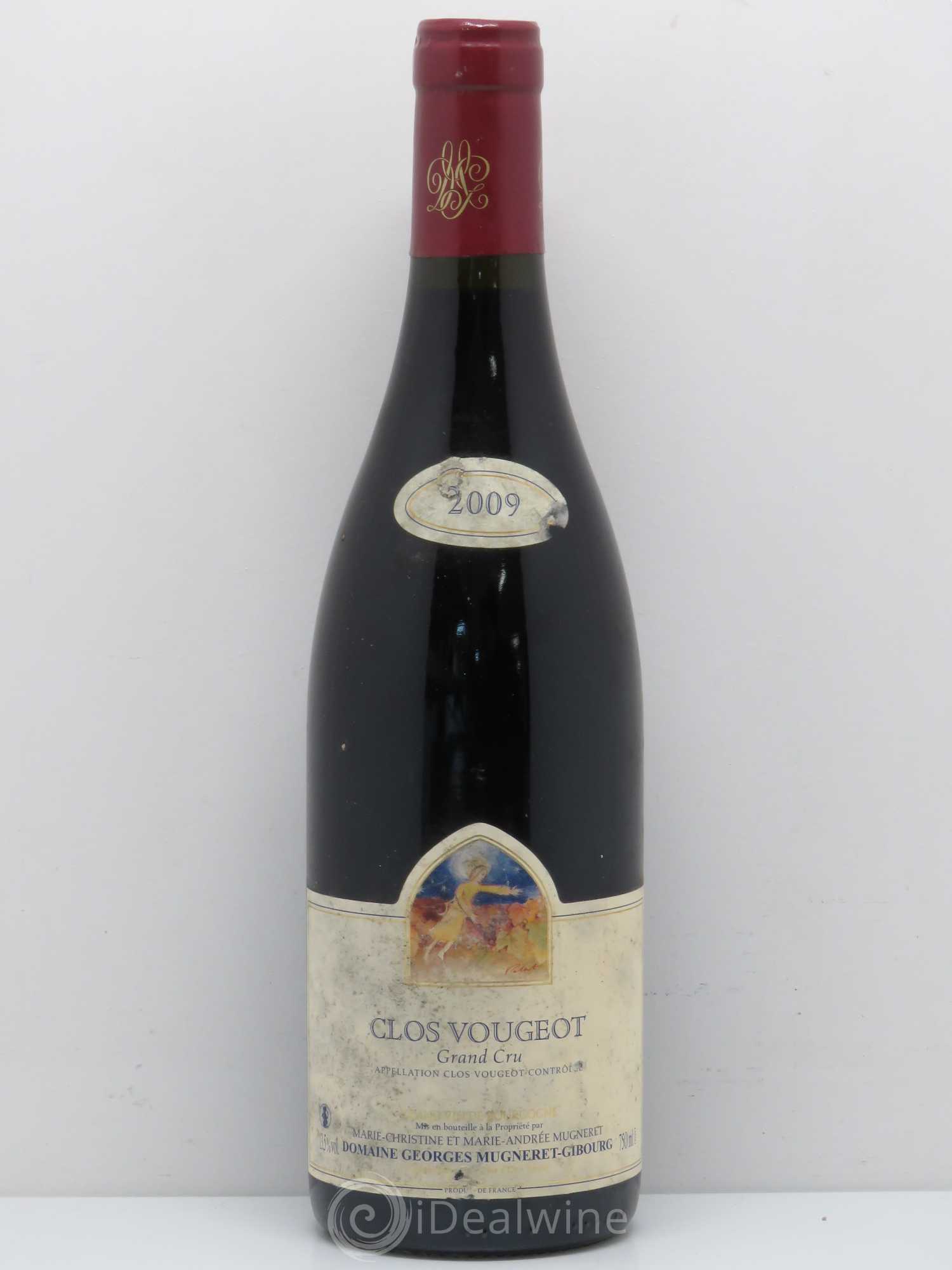 Clos de Vougeot Grand Cru Mugneret-Gibourg (Domaine) 2009 - Lot de 1 bouteille - 0