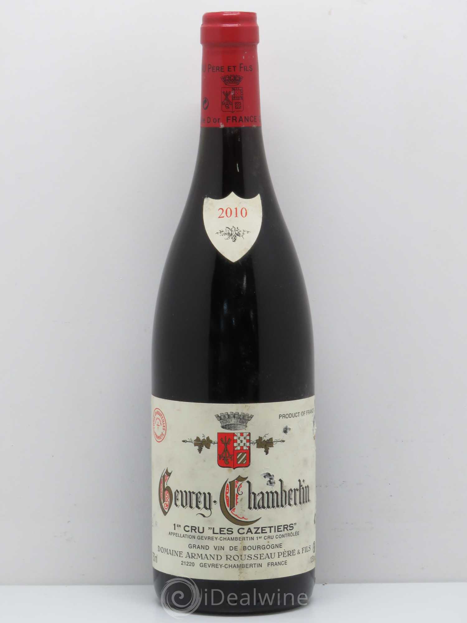 Gevrey-Chambertin 1er Cru Les Cazetiers Armand Rousseau (Domaine) 2010 - Lot de 1 bouteille - 0